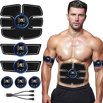 Loqumloi ABS Abdominal Trainer Belt for Effective Workouts
