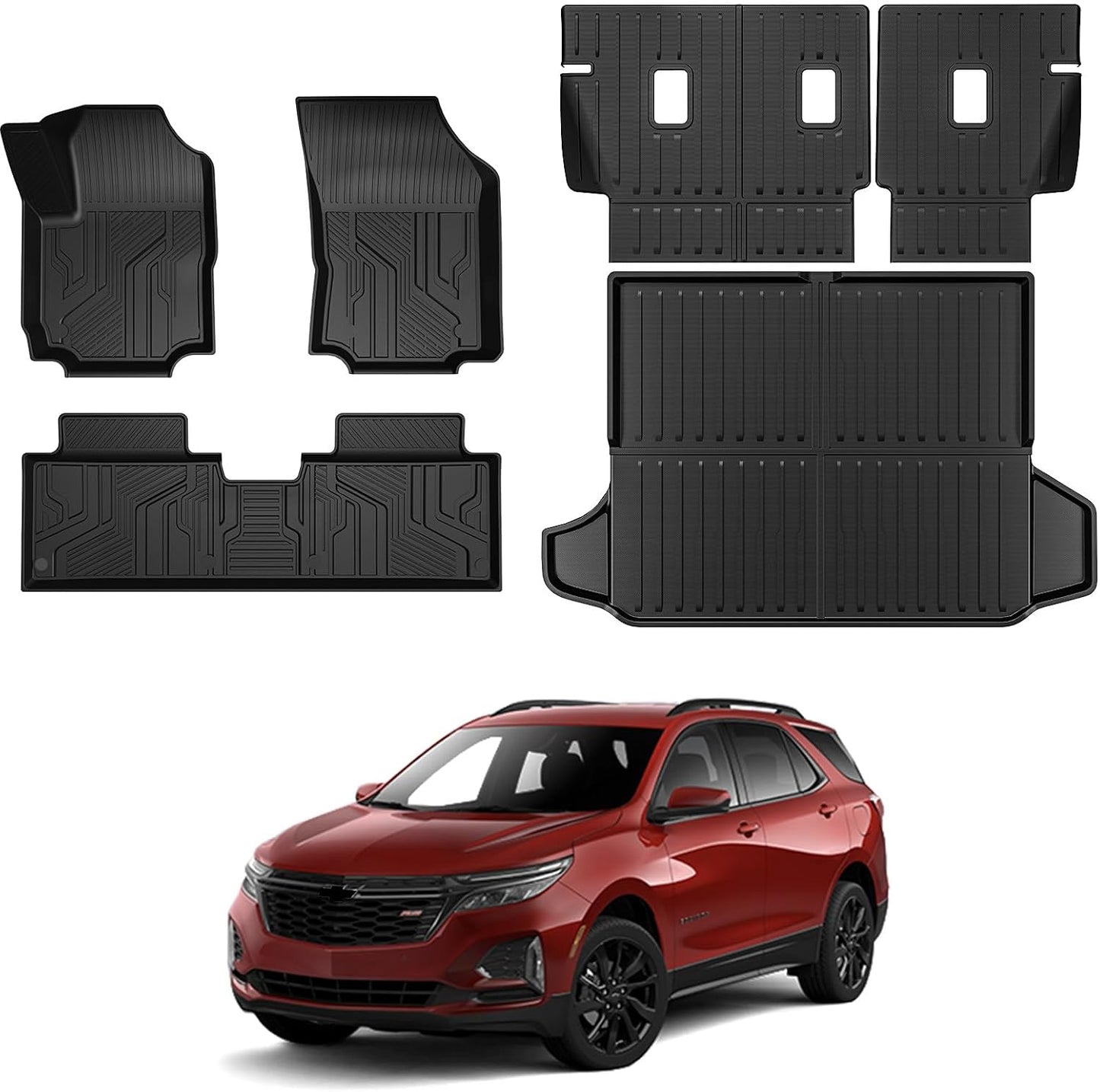 Custom Fit Floor Mats Set for Chevy Equinox and GMC Terrain