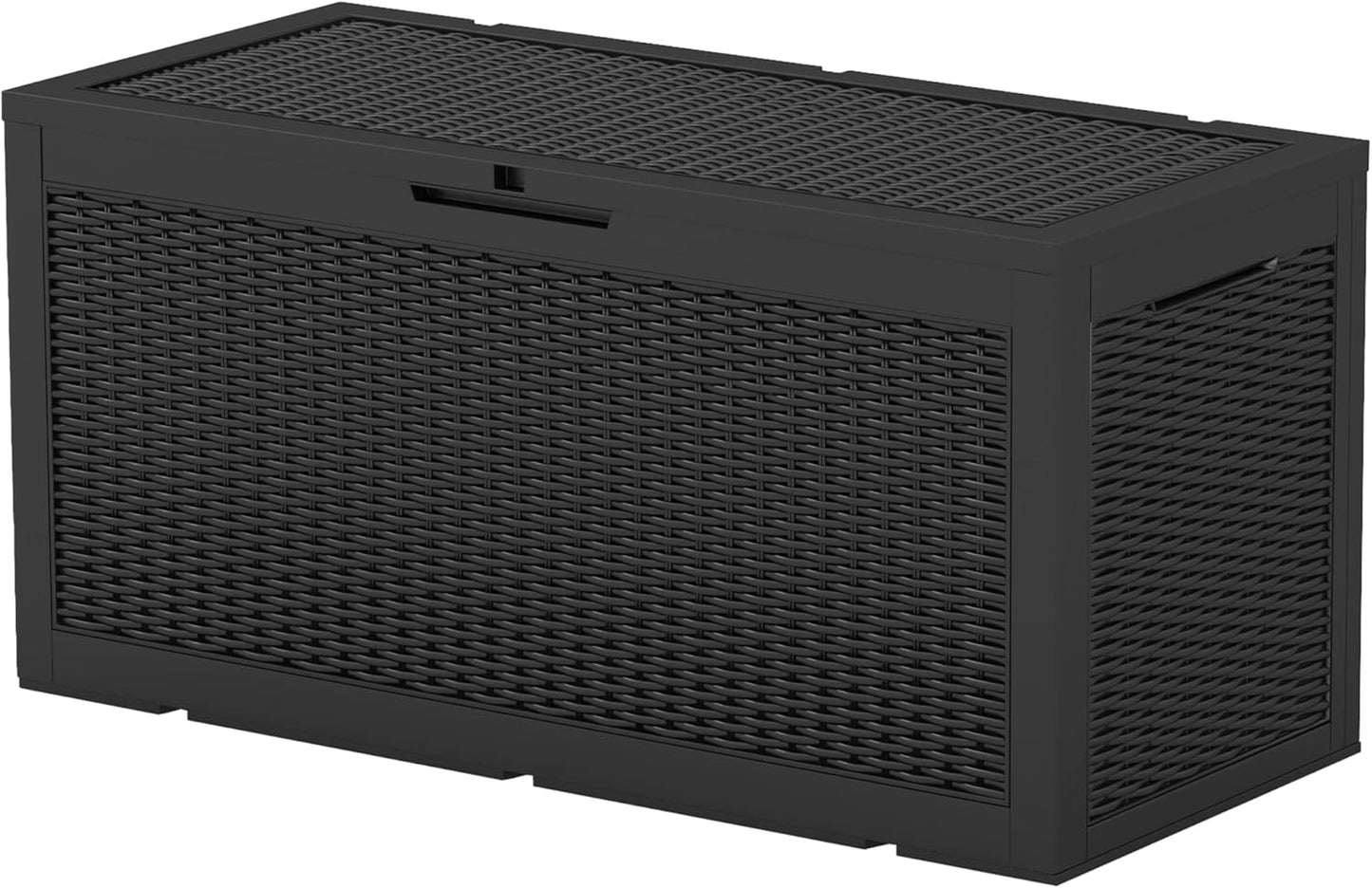 95 Gallon Outdoor Resin Deck Box for Patio and Garden Storage