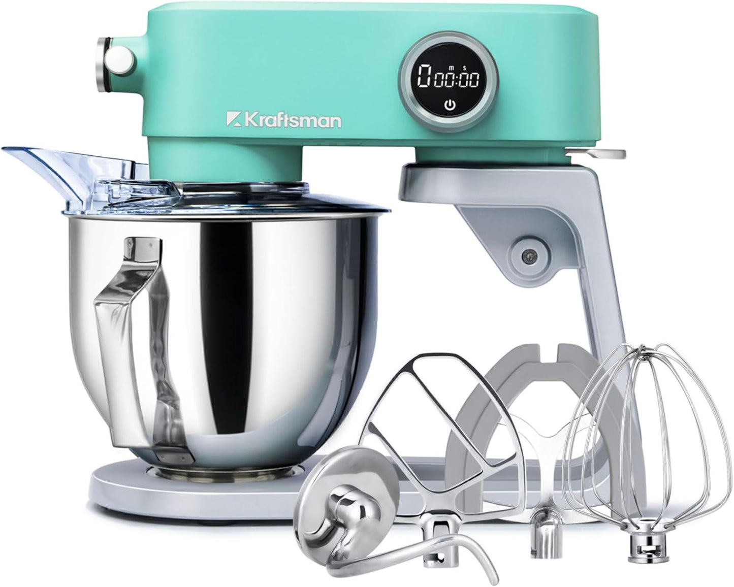 All-Metal Stand Mixer 5.3-Quart for Baking and Dough Needs