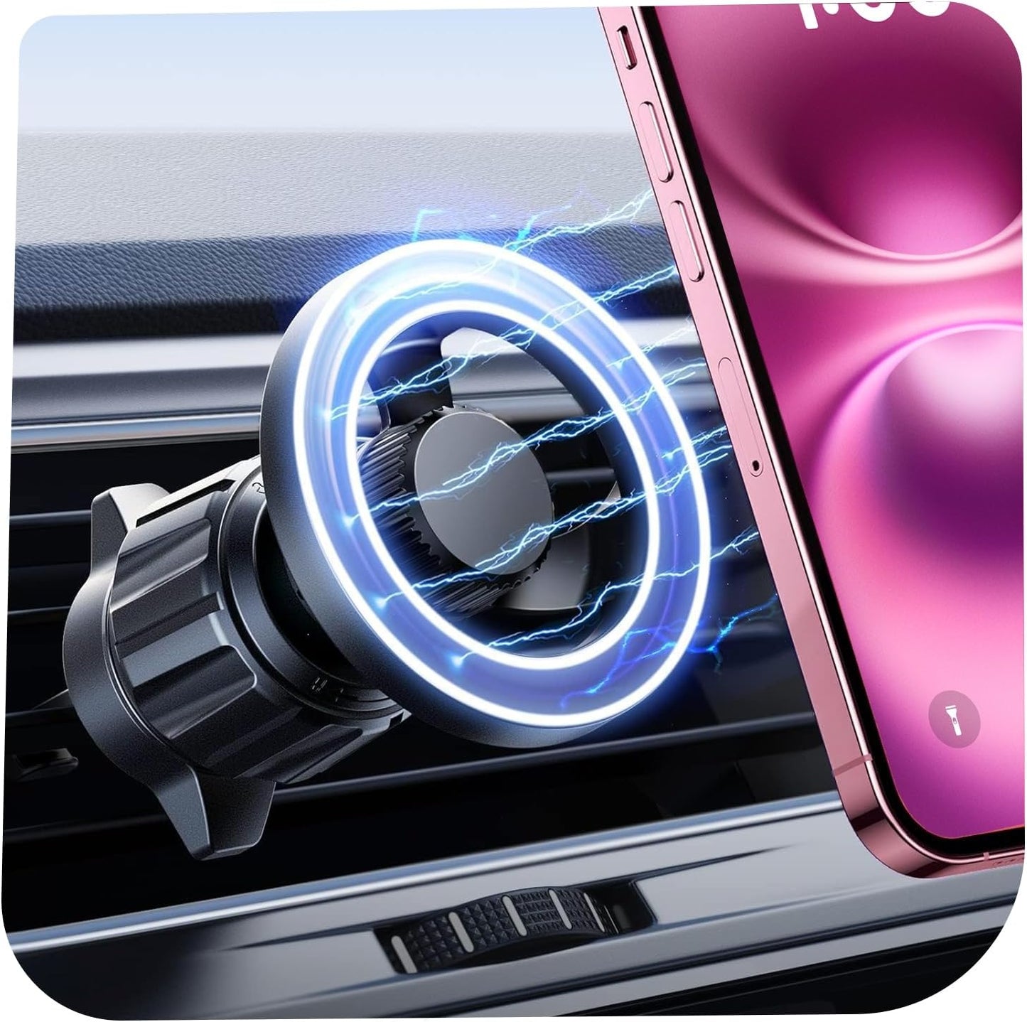LISEN MagSafe Car Vent Mount - Hands-Free!