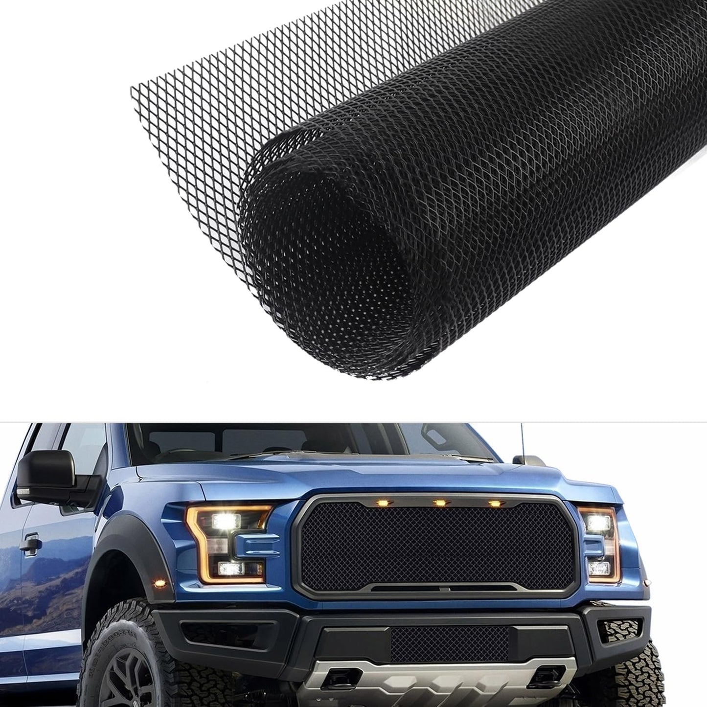 Customizable Aluminum Car Grill Mesh - SSNNUU