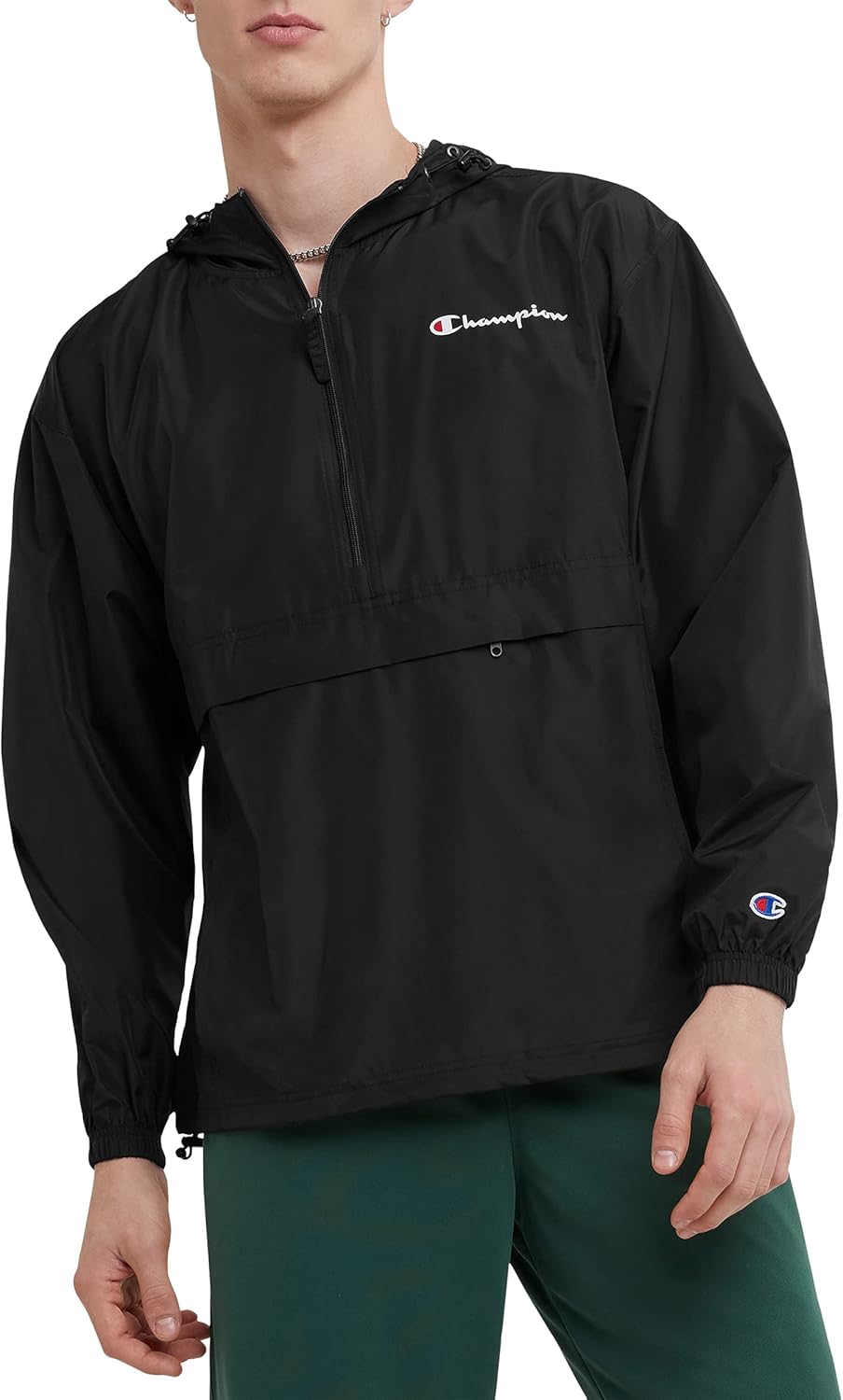 Champion Men's Stadium Full-Zip Jacket: Wind & Water Resistant