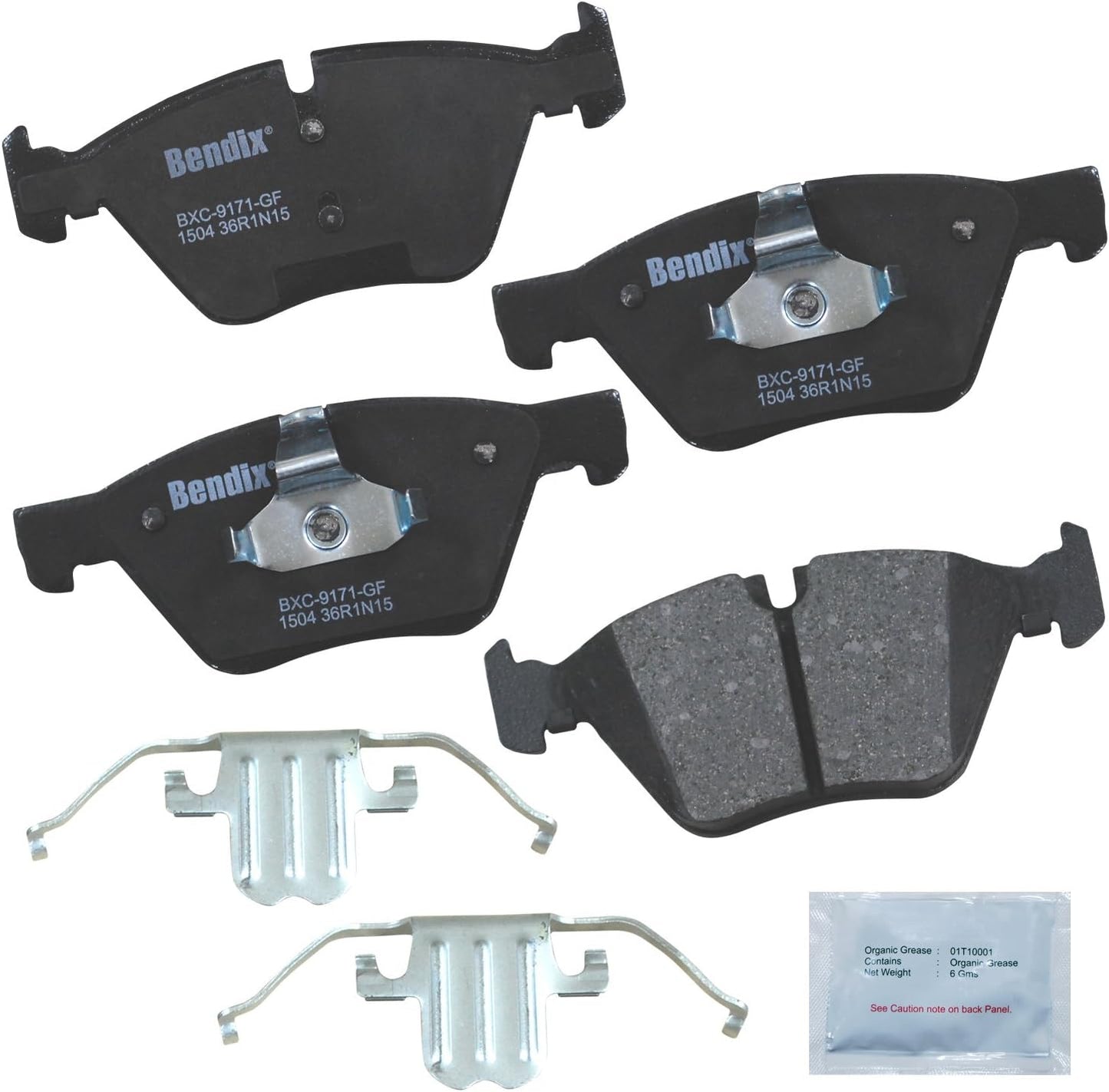 Bendix Priority1 CFC1504 Ceramic Brake Pads for BMW 528i Models