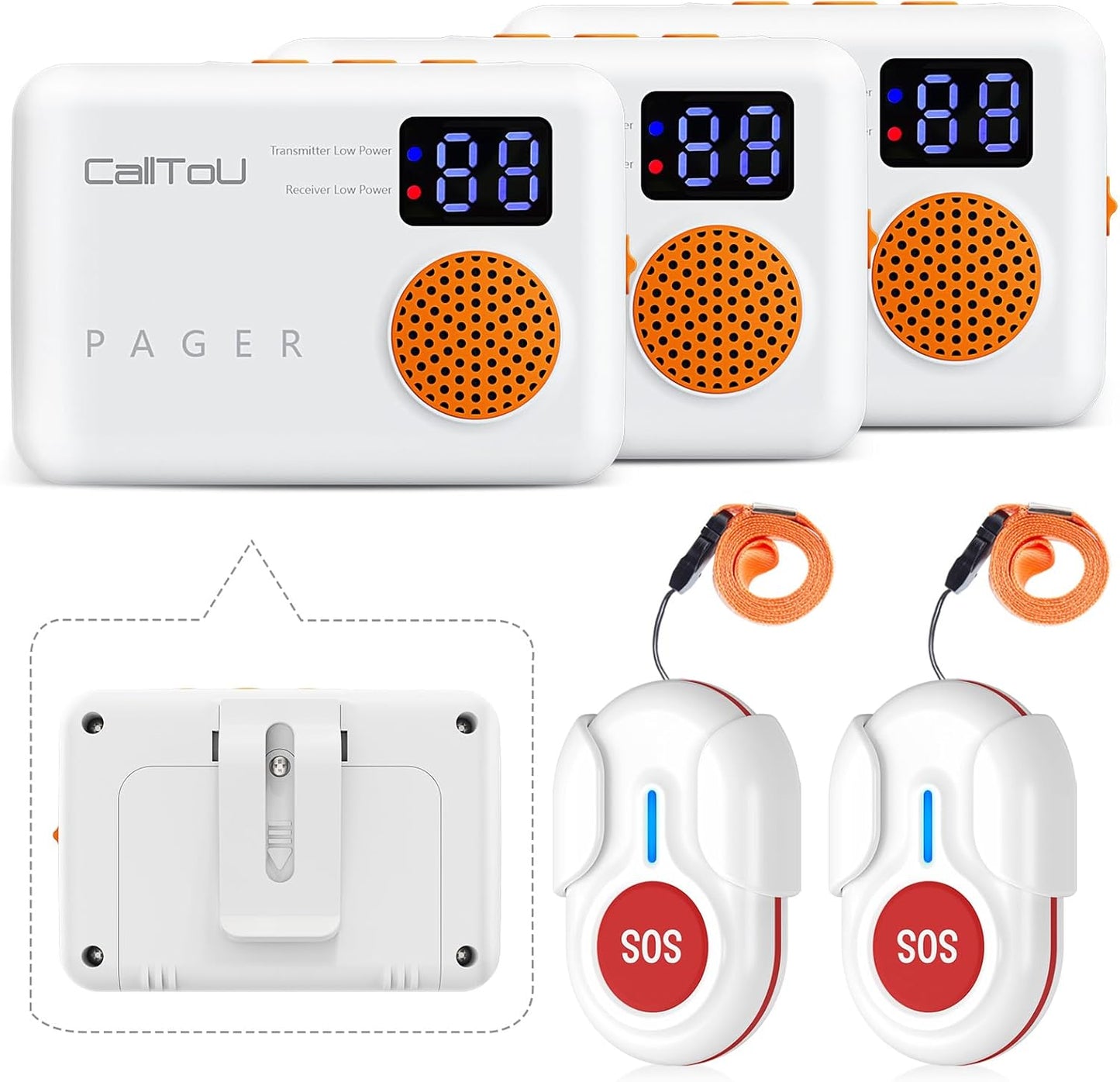 CallToU Caregiver Pager - Wireless Alert System for Seniors