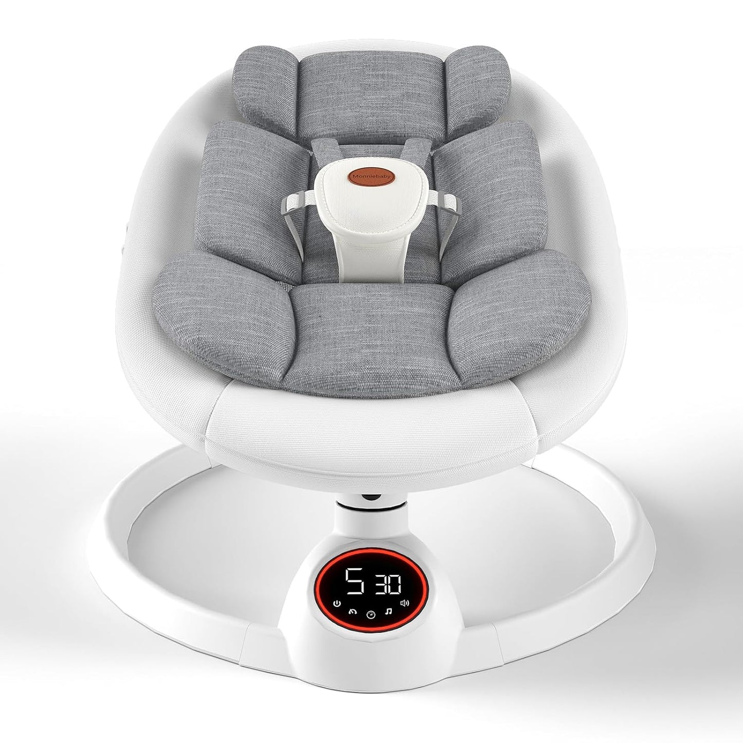 Portable Baby Swing with Bluetooth Music and 5 Speeds for Comfort