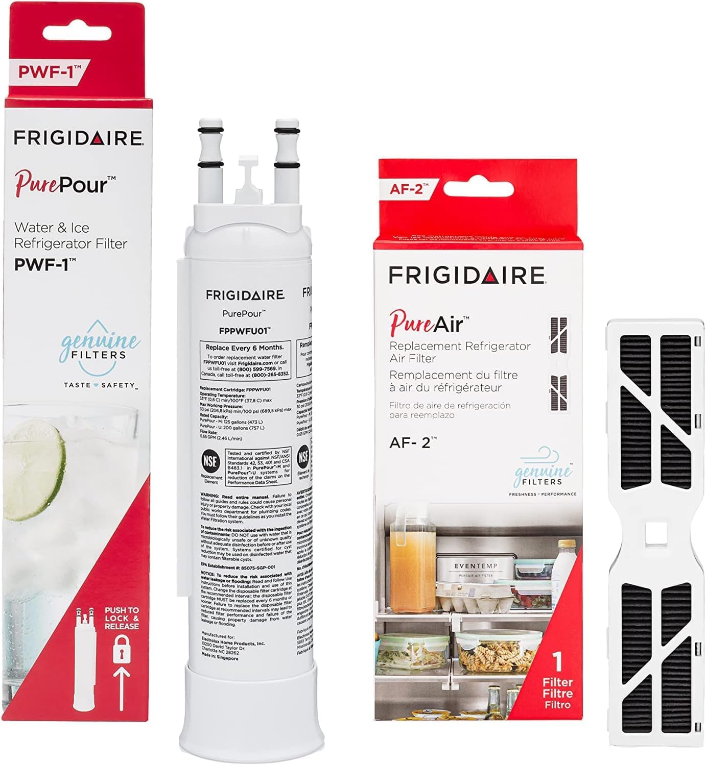 Frigidaire PurePour PWF-1 & PureAir AF-2 Filter Combo Kit Review