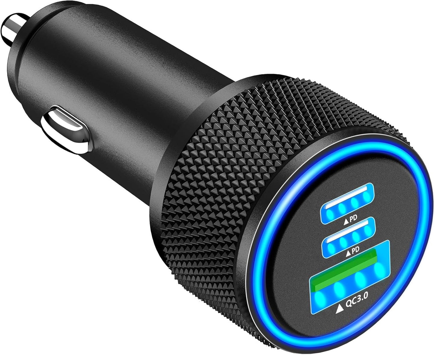 Fast Charge on the Go with Rombica 3-Port Car Charger!
