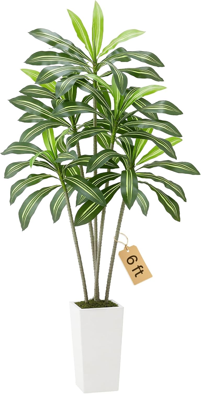 VEVOR Artificial Dracaena Tree 6 ft for Home Office Decor