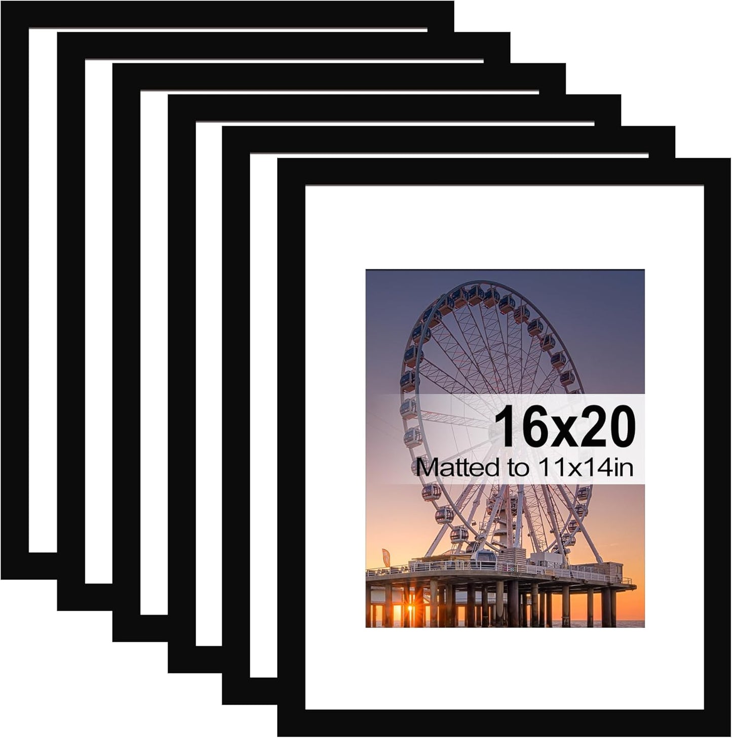 BESCRCL 16x20 Picture Frames Set of 6 for Stunning Displays