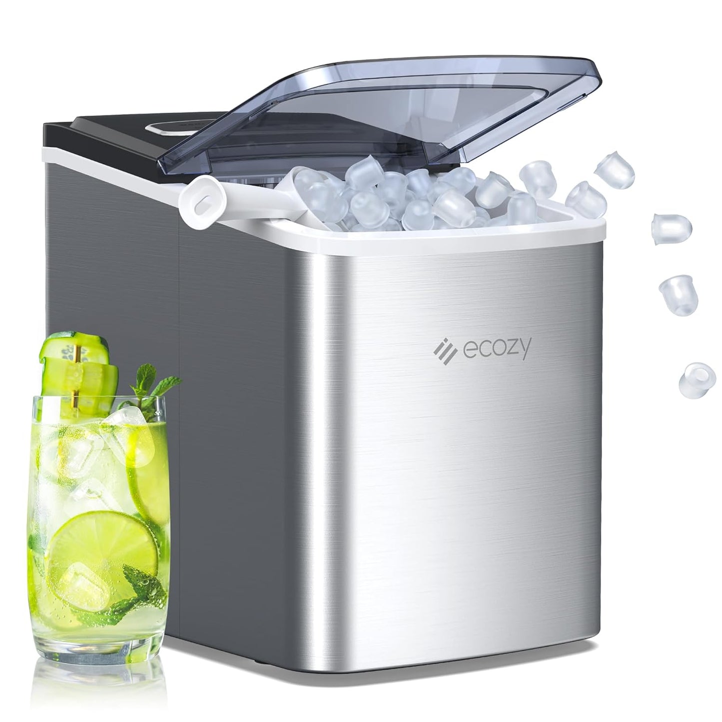 Fast Ice Anywhere: ecozy Portable Ice Maker