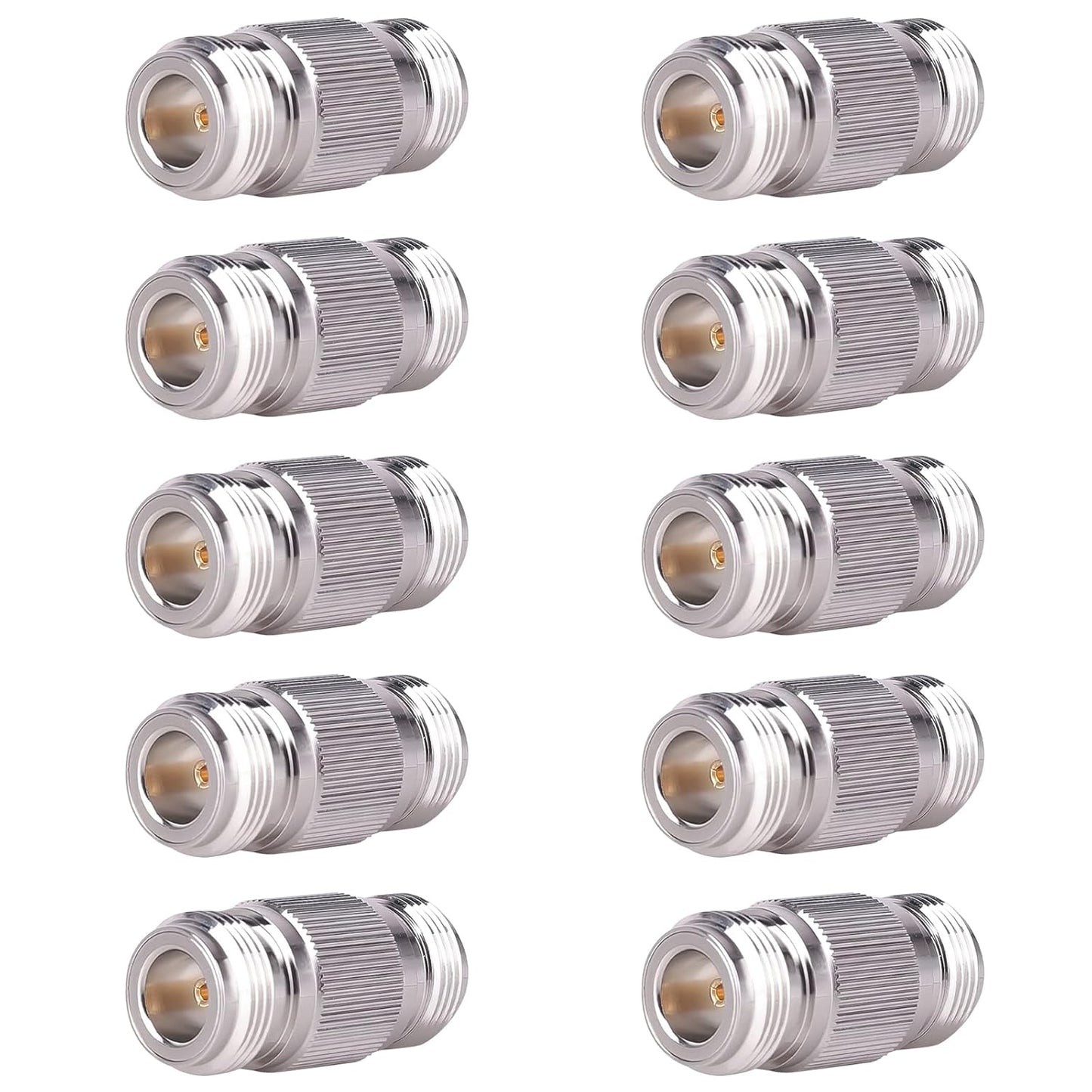 N Female to N Female Connector Adapter for RF Coax Cable Use