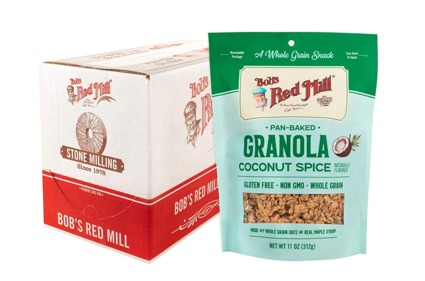 Coconut Spice Granola - Crunchy, Gluten Free Breakfast Delight