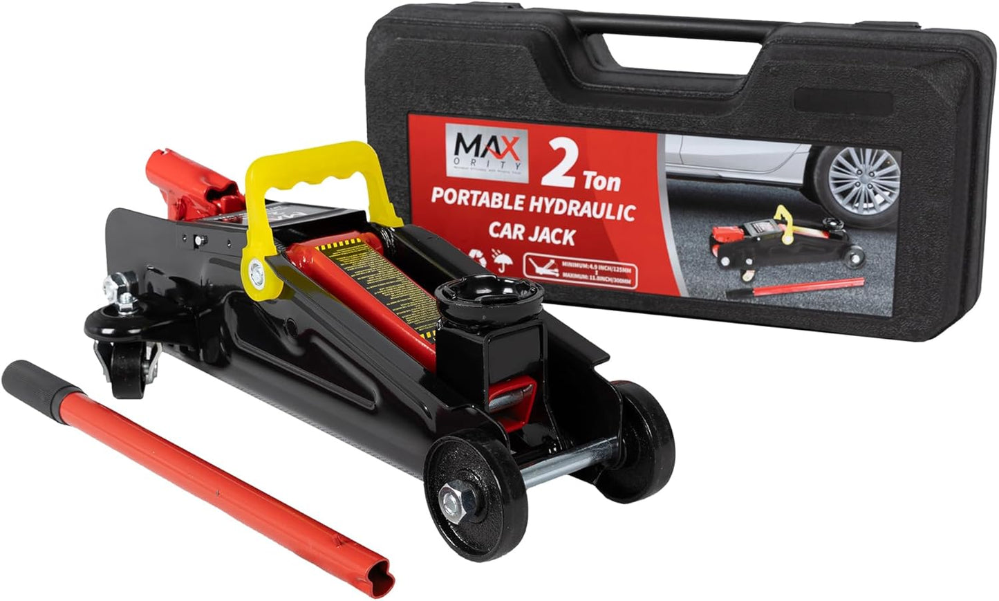2-Ton Hydraulic Trolley Garage Service Floor Jack for Vehicles
