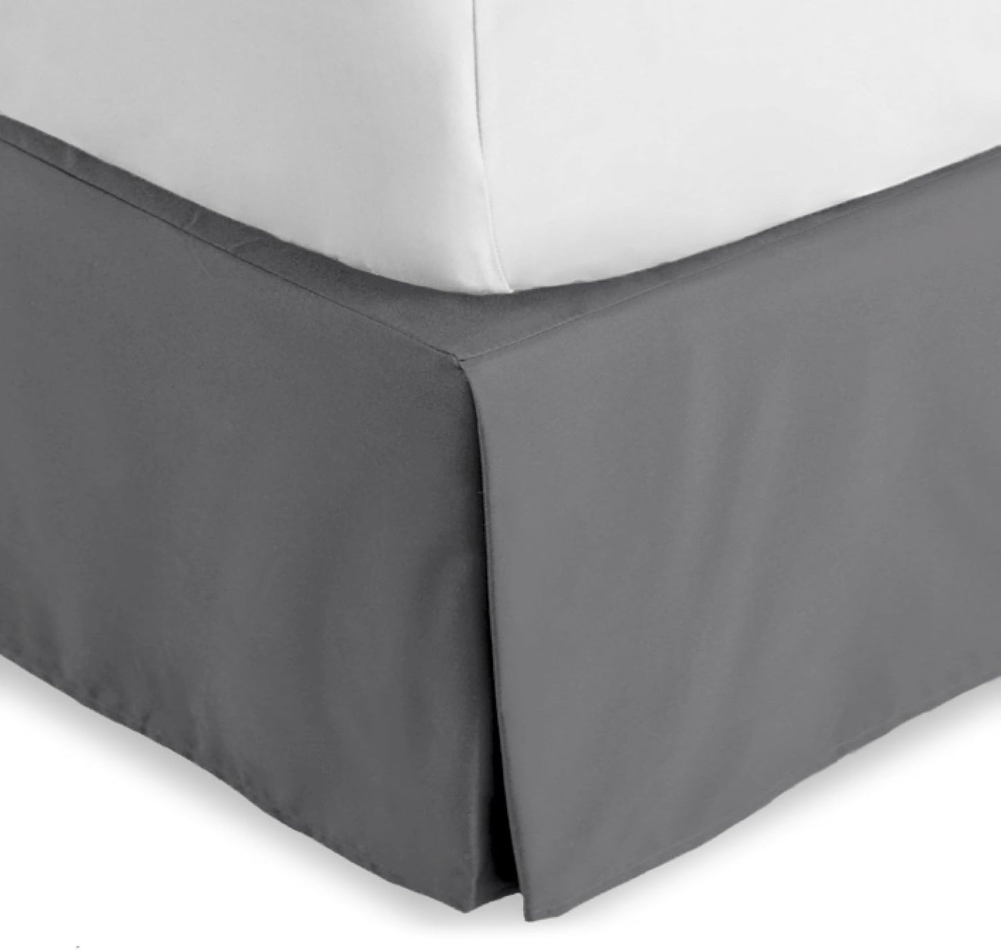 King Bed Skirt by Bare Home - 15-Inch Drop for Elegant Style