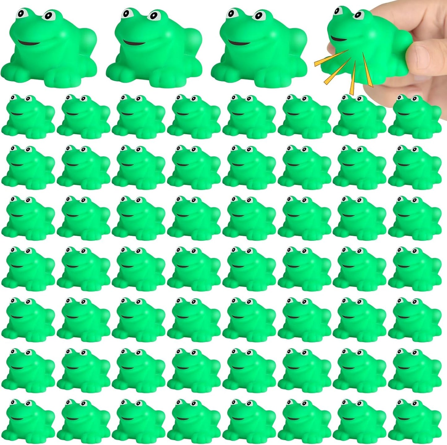 Frog Bath Toys Set - Squeak, Float, Fun!