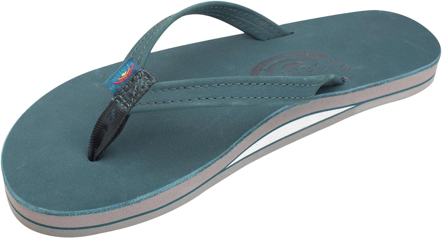 Rainbow Sandals Women's Single Layer Leather Narrow Strap Sandal
