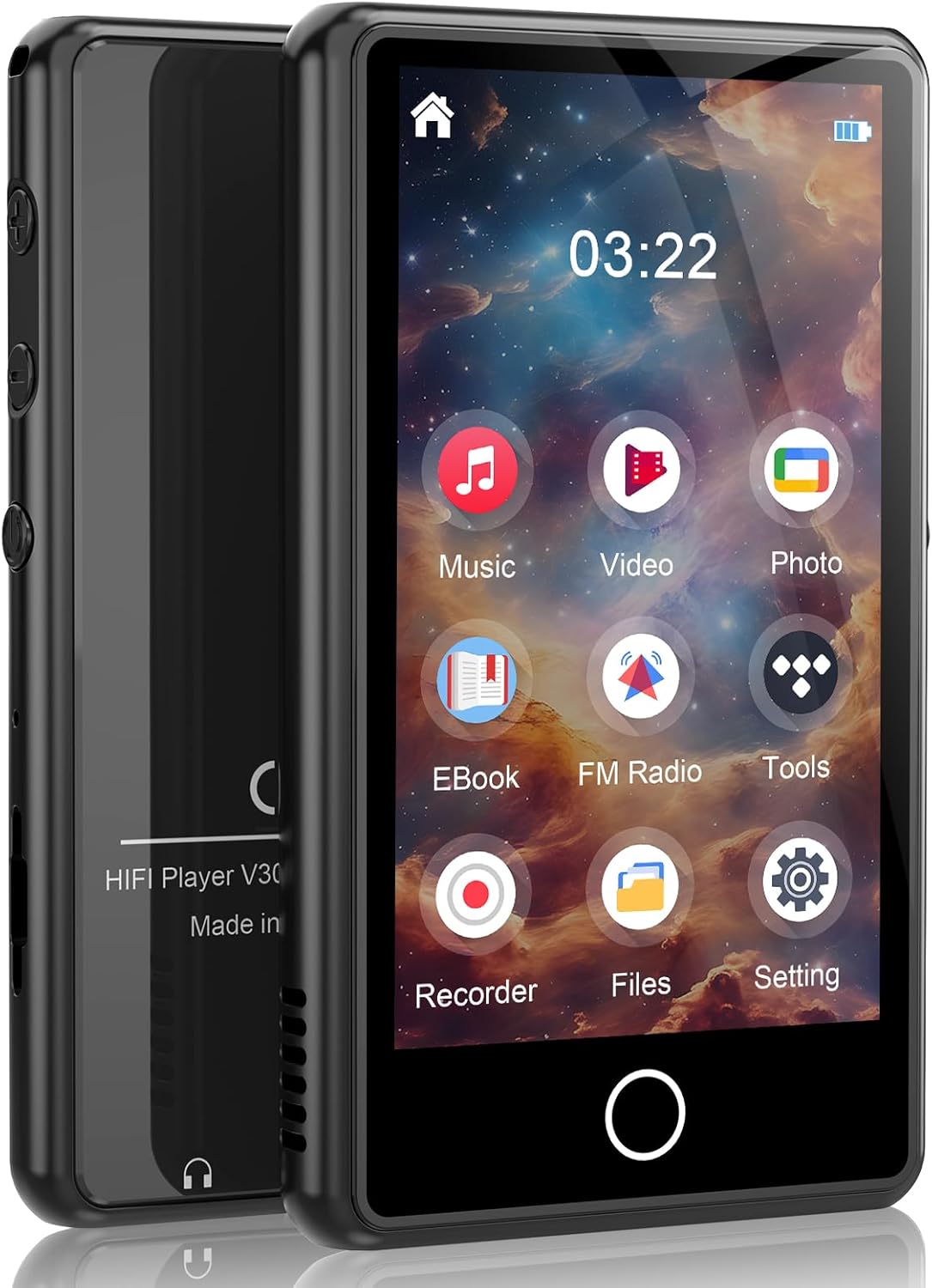 80GB MP3 Music Player with Bluetooth and Multifunctional Features
