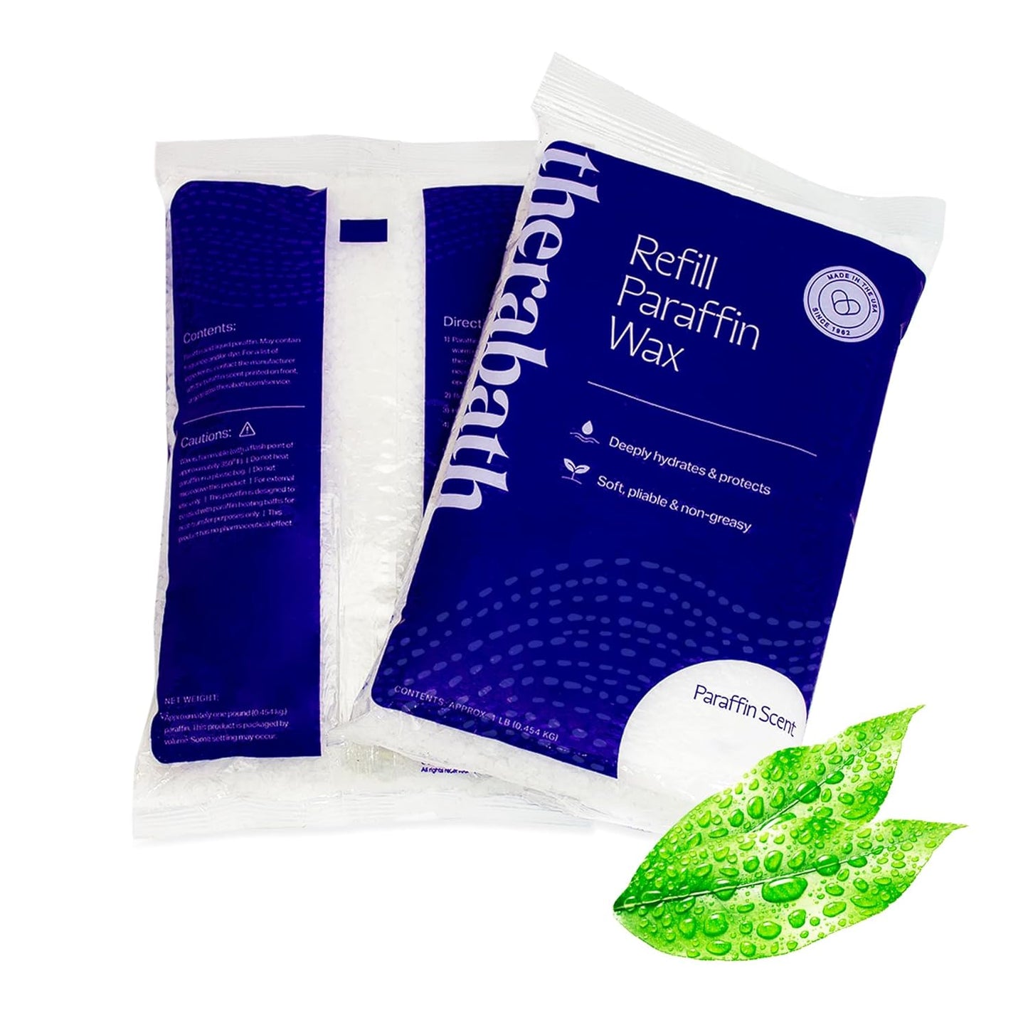 Therabath Paraffin Wax Refill for Hands, Feet, and Body Care