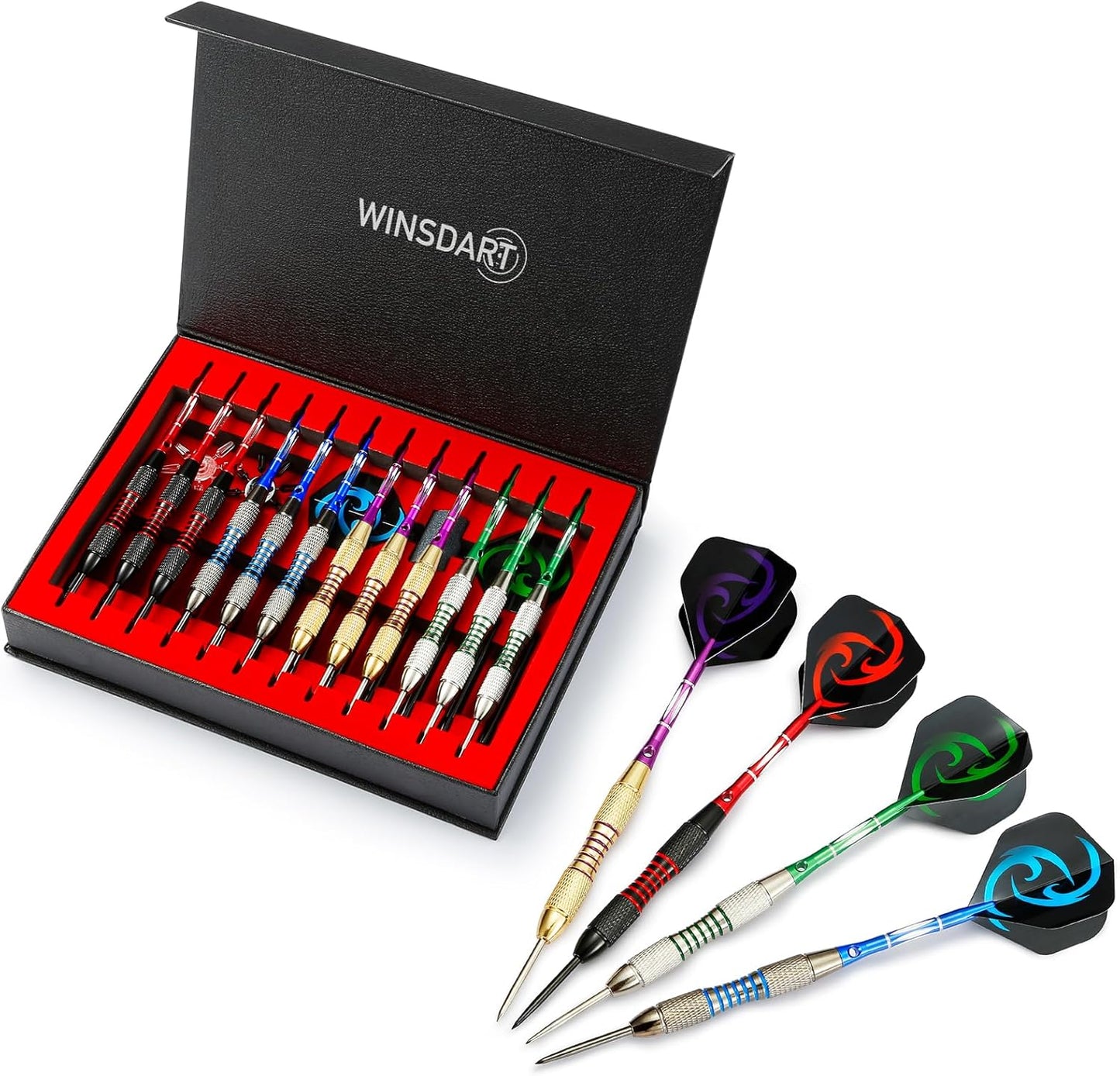 Professional Metal Tip Darts Set for Dartboard with Gift Box