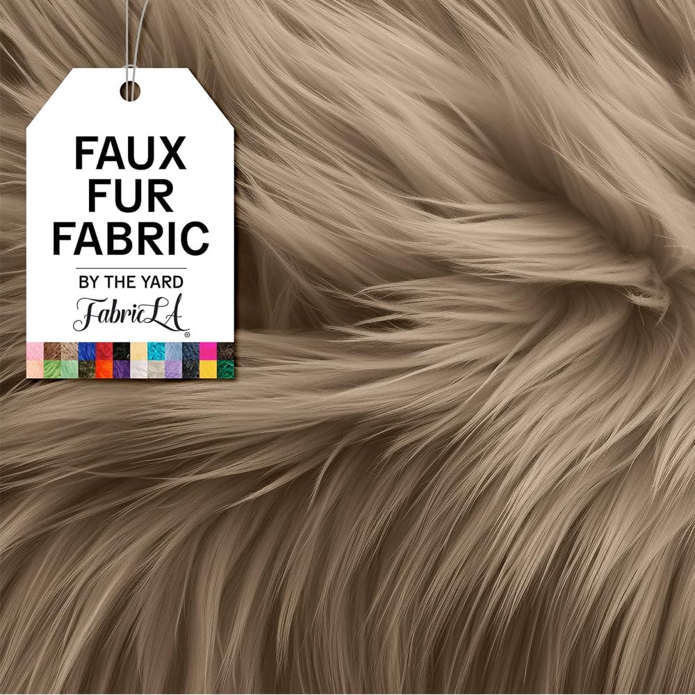 Luxurious Faux Fur Fabric for Crafting and Sewing Projects