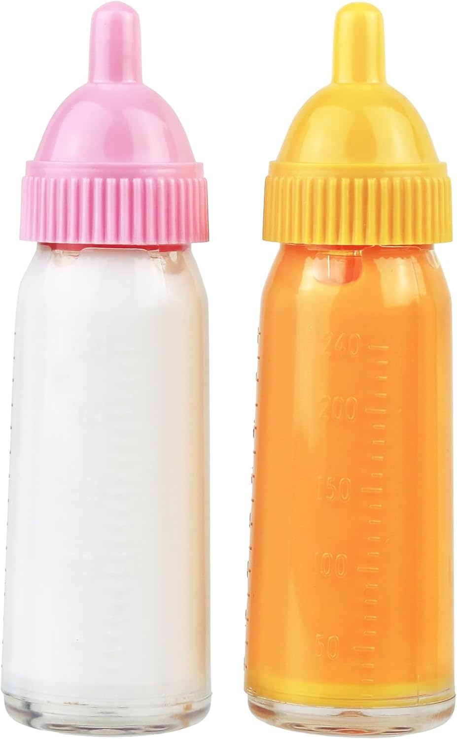 Magical Baby Bottle Set - Disappearing Milk & Juice - Fun Doll Accessories!