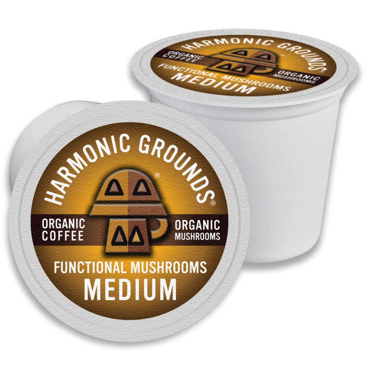 Harmonic Grounds Organic Mushroom Coffee Pods for Keurig Users