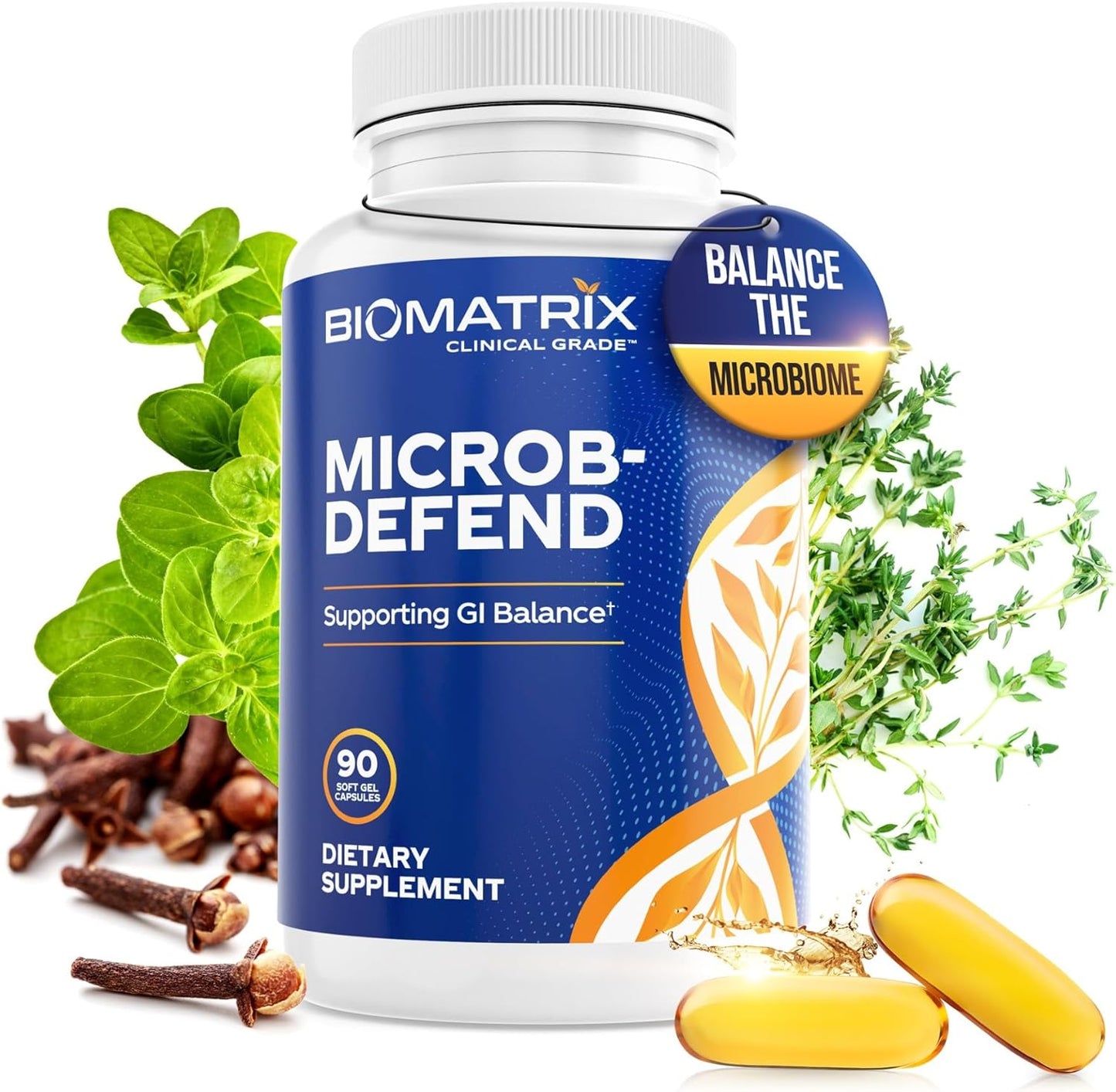 BioMatrix Microb-Defend Digestive Supplement for GI Health
