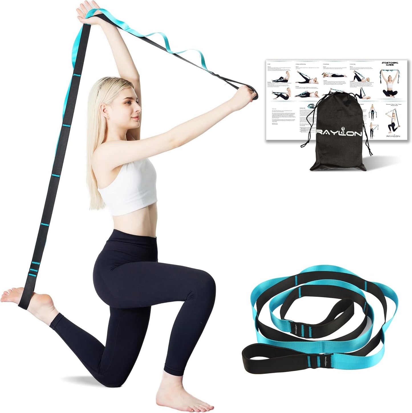 RAYLON Stretching Strap: Improve Flexibility Fast!
