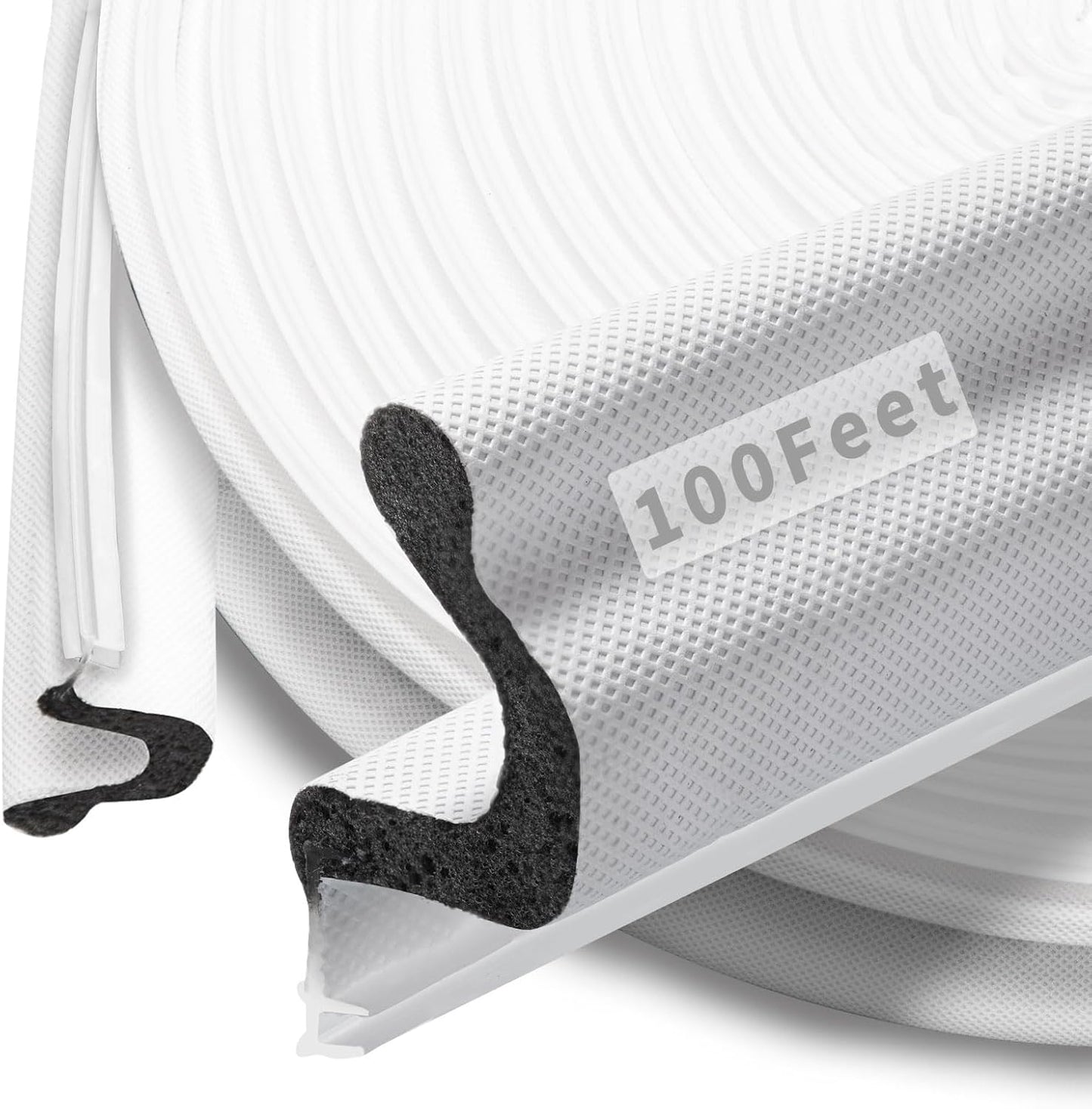 100 Feet Kerf Door Weather Stripping for Insulation and Soundproofing