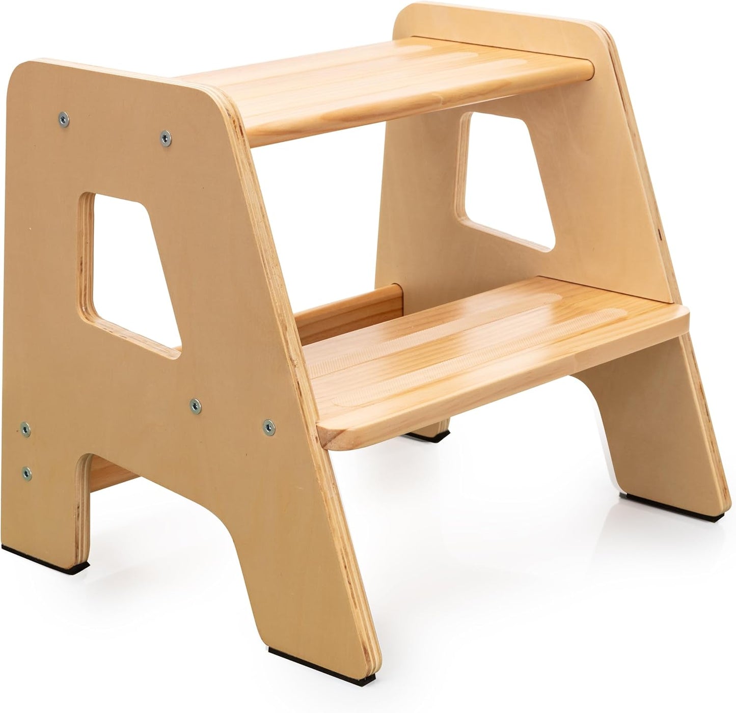 OCODILE 2-Step Wooden Step Stool for Toddlers and Kids
