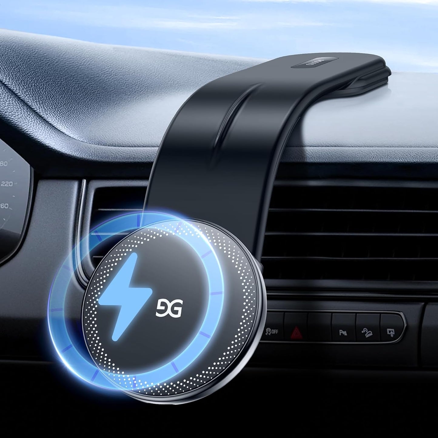 Fast Charging Magnetic Car Phone Holder by GUSGU
