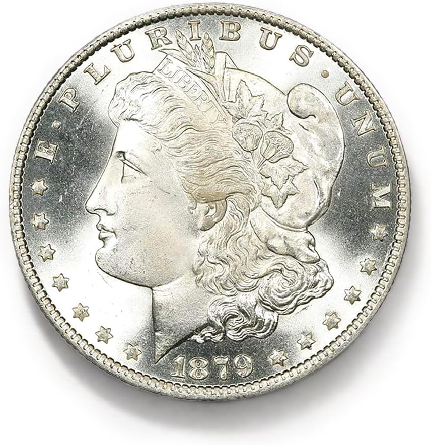 Antique Silver Coins Collection Featuring Flowing Hair & Morgan Dollar