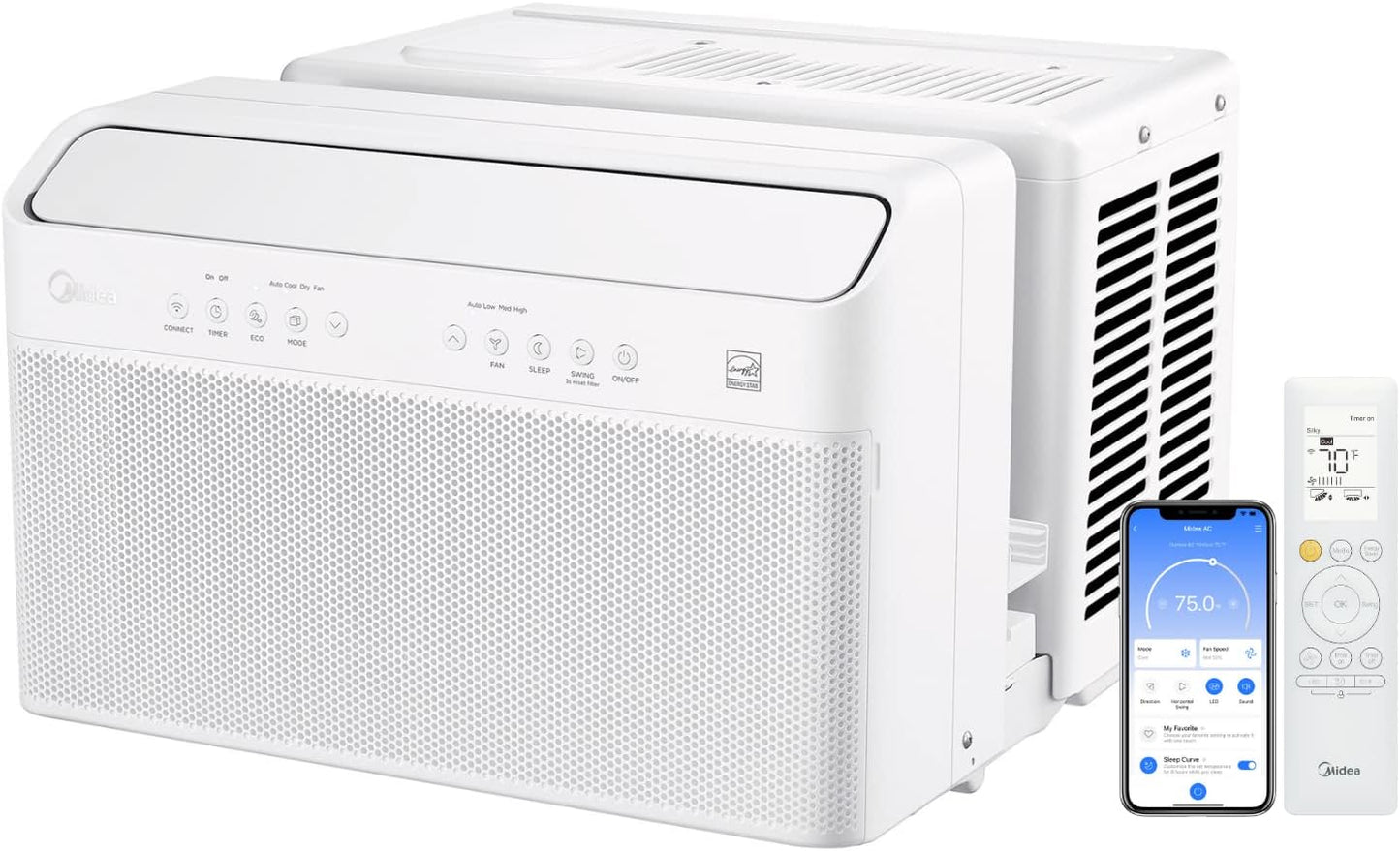 Midea 12,000 BTU U-Shaped Smart Inverter Window AC Unit