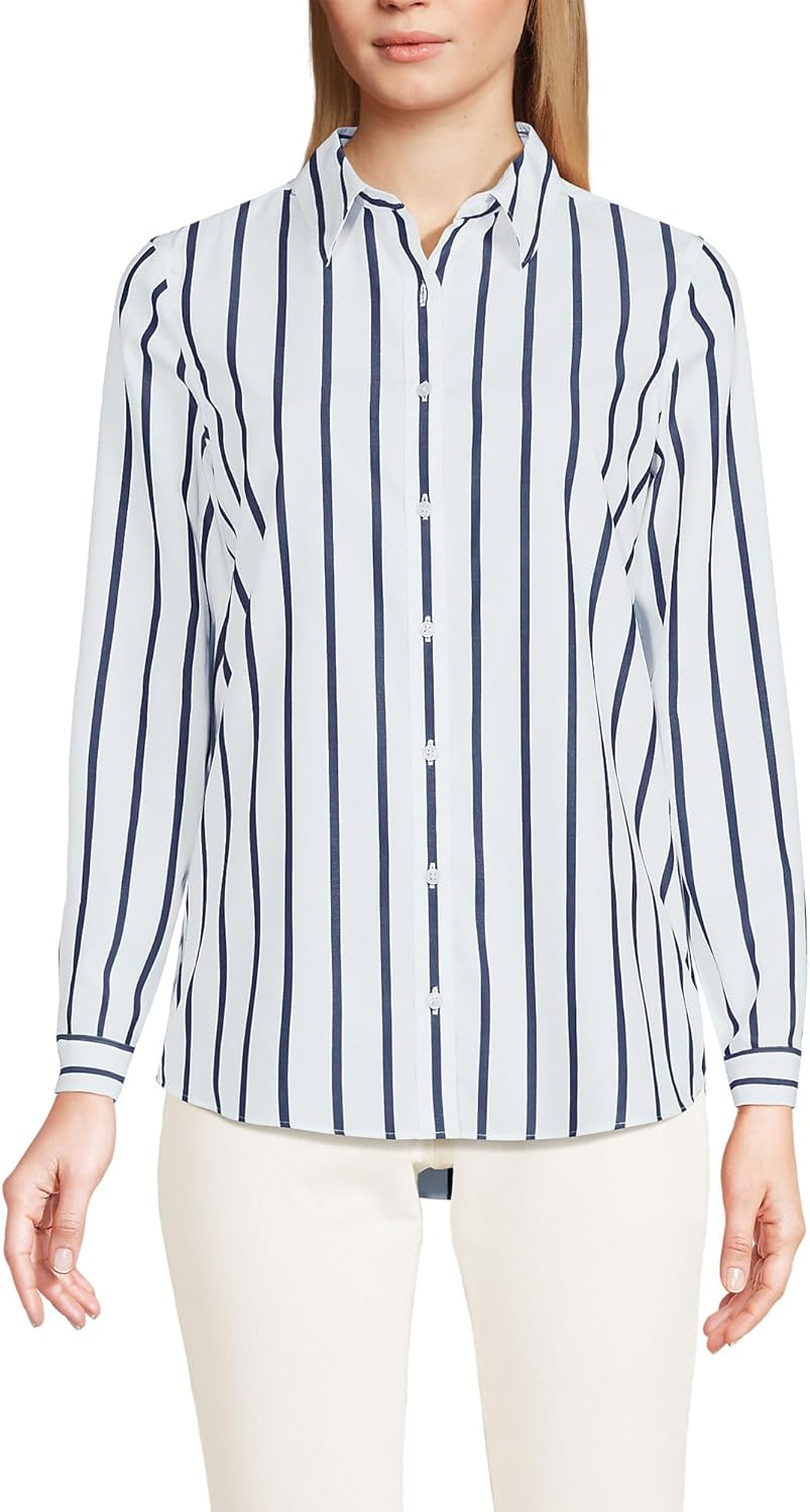 Lands' End Women's Pinwale Cord Long Sleeve Shirt Review