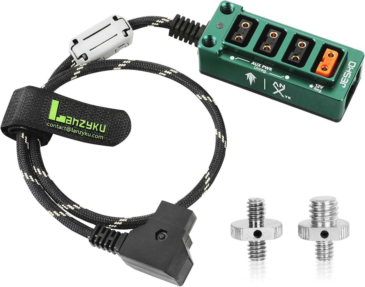 12V Regulated Surge Protection P-Tap D-Tap Splitter for Cameras