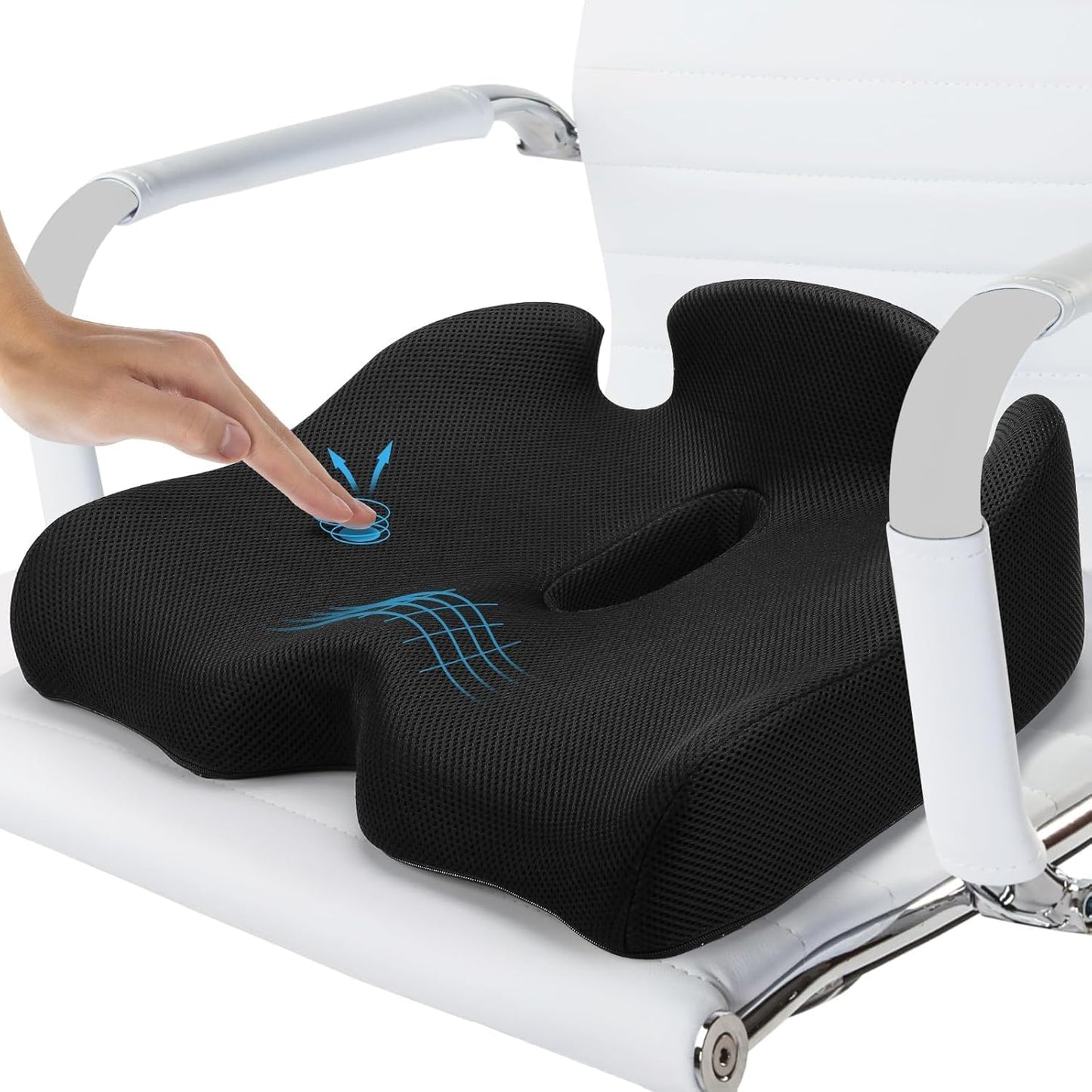 Anqulith Memory Foam Seat Cushion - Pain Relief & Comfort