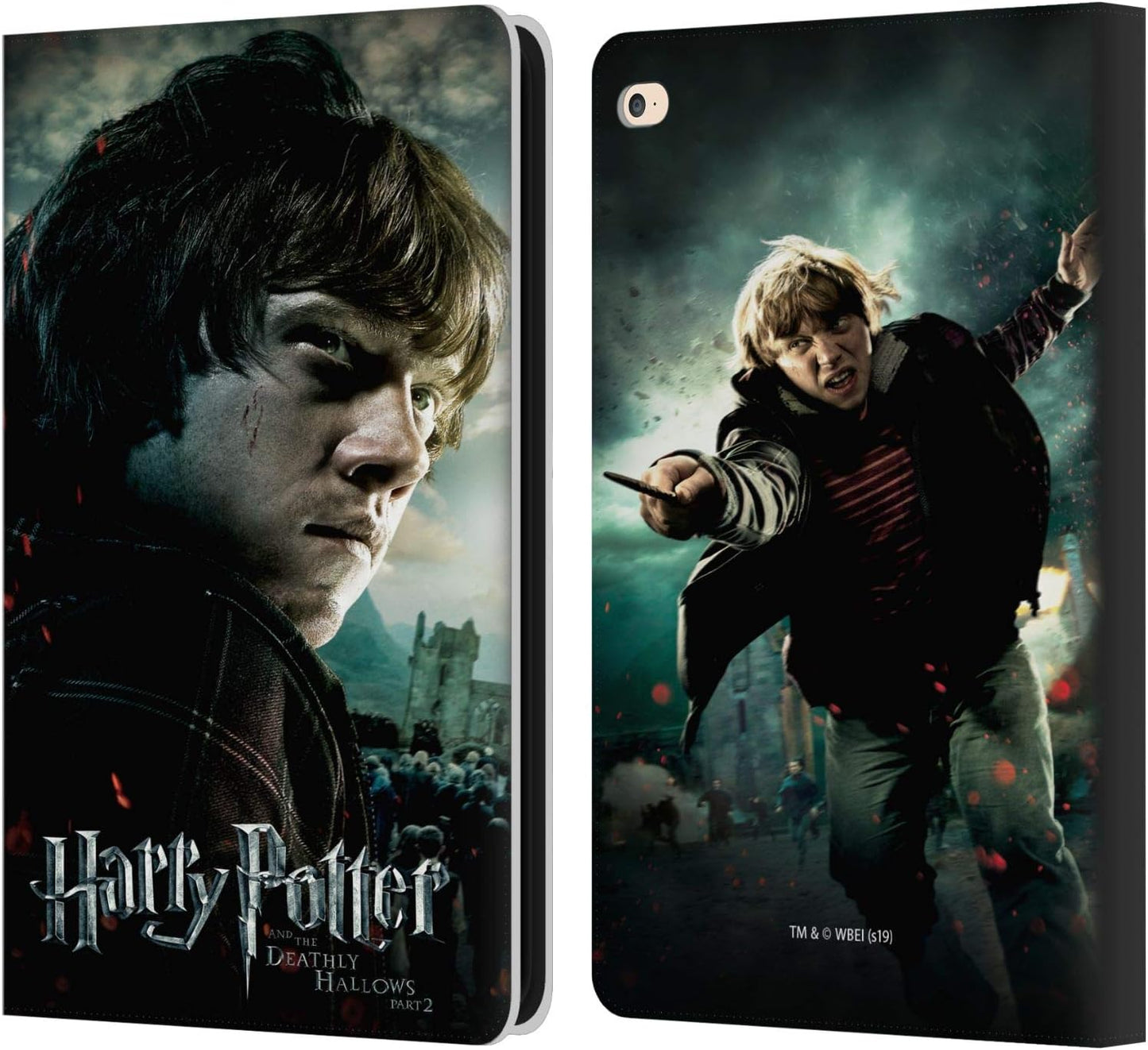 Harry Potter Ron Weasley Deathly Hallows VIII Leather Wallet Case