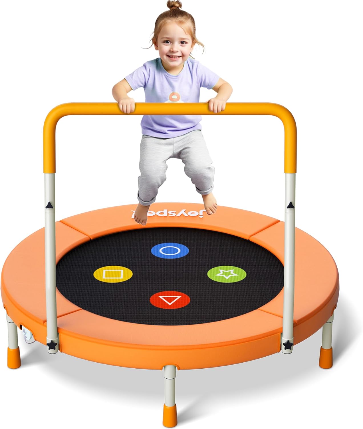 3FT Toddler Trampoline with Adjustable Handlebar for Kids