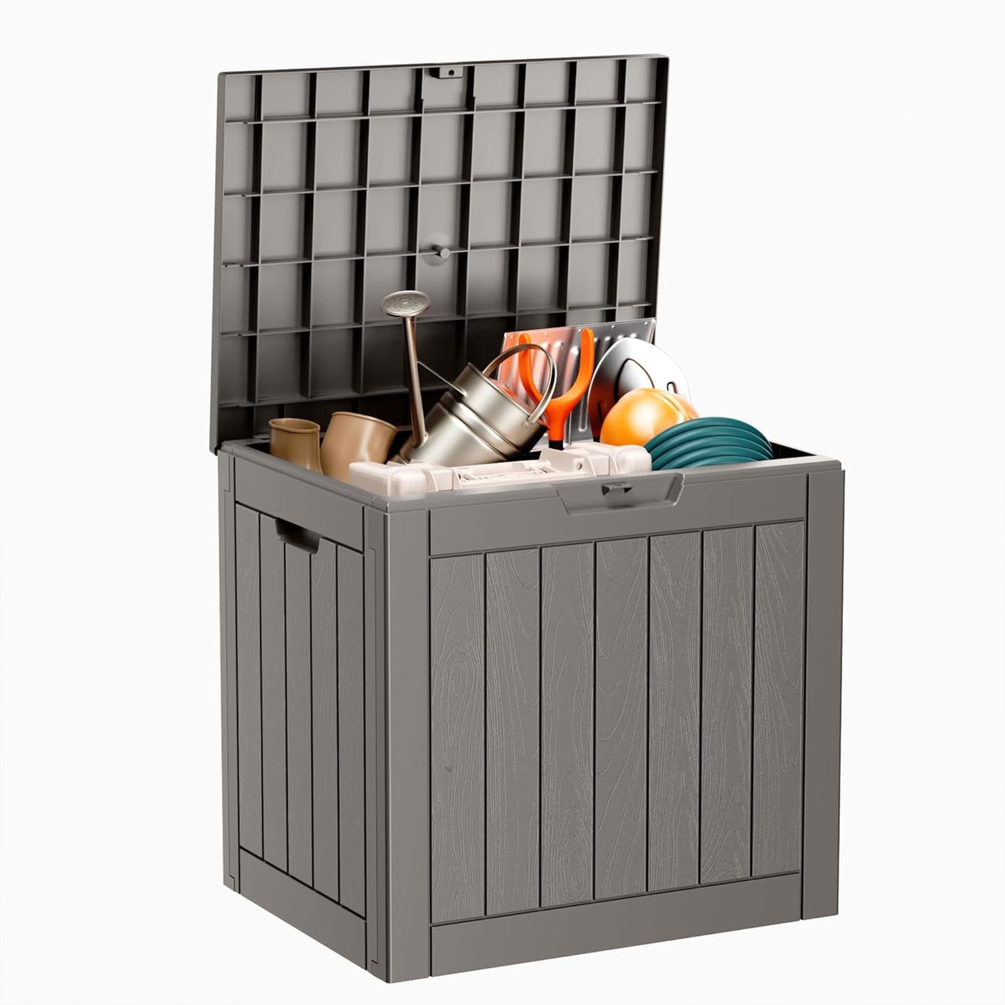 ROJIK Outdoor Storage Housing Deck Box for Garden Tools & More
