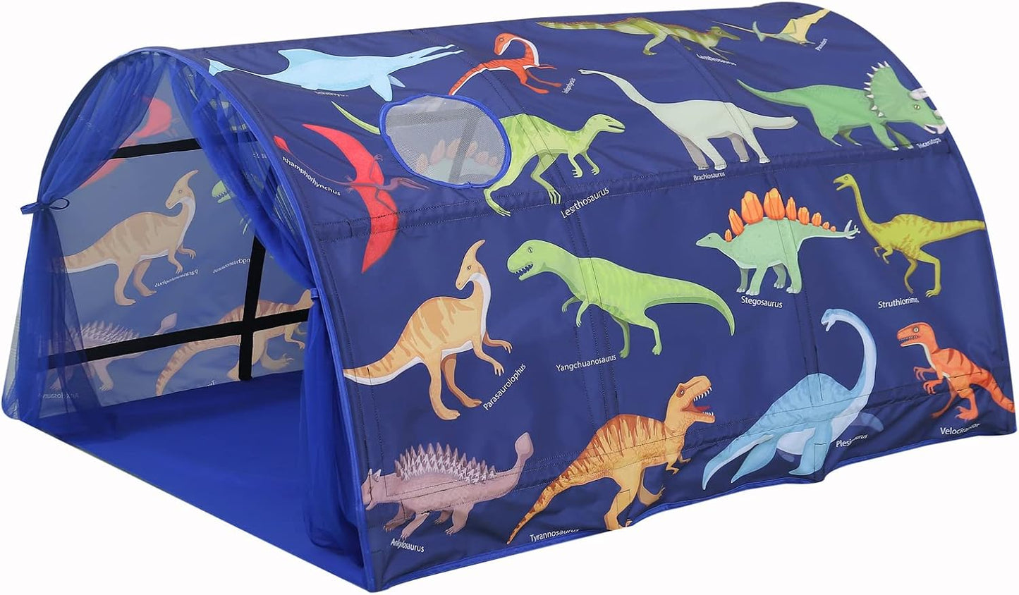Kids Bed Tent for Play and Sleep - Lucky Castle Toddler Tent