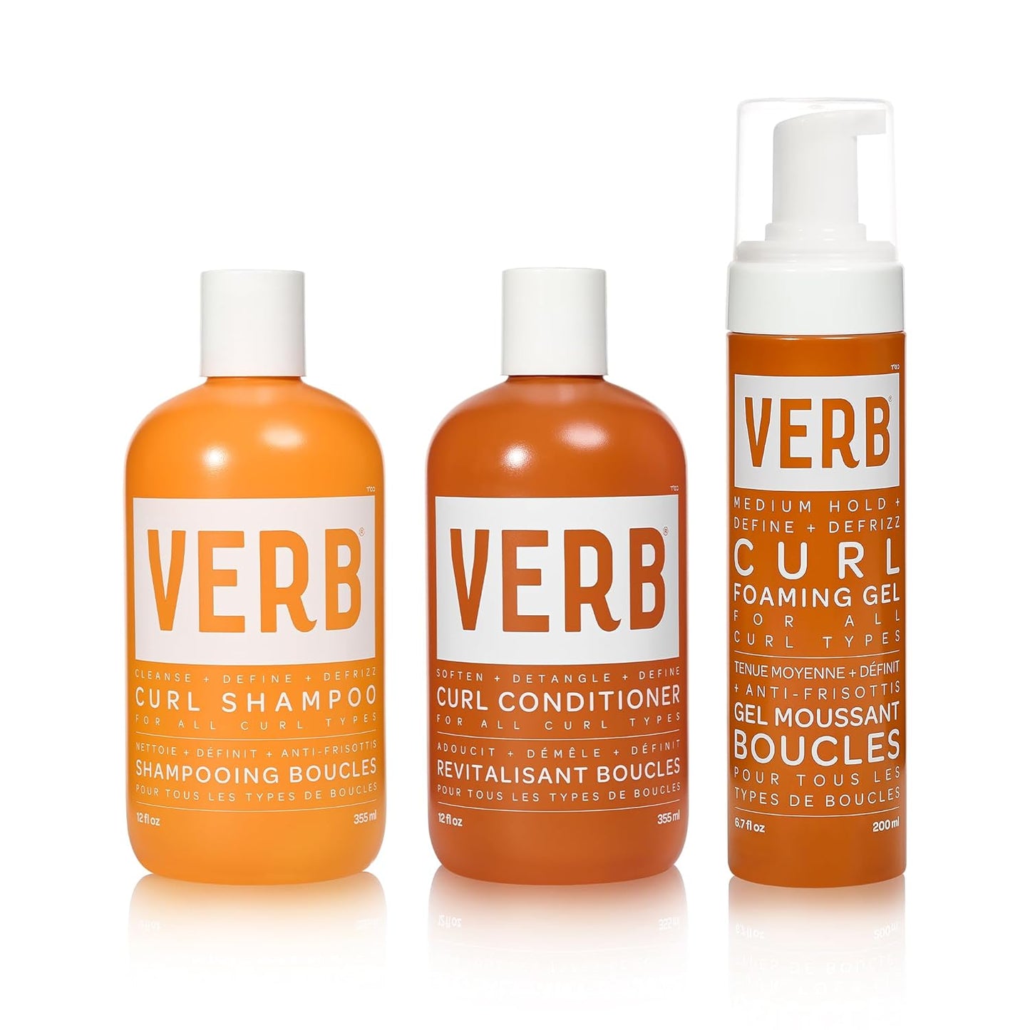 VERB Curl Foaming Gel for Waves, Curls and Coils - Medium Hold