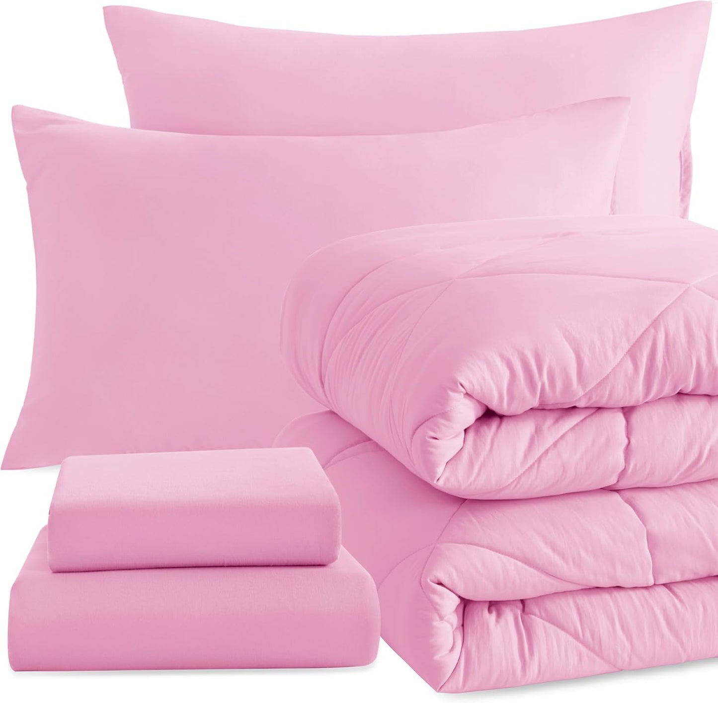 NTBAY Twin Comforter Set with Sheets for Cozy All-Season Comfort