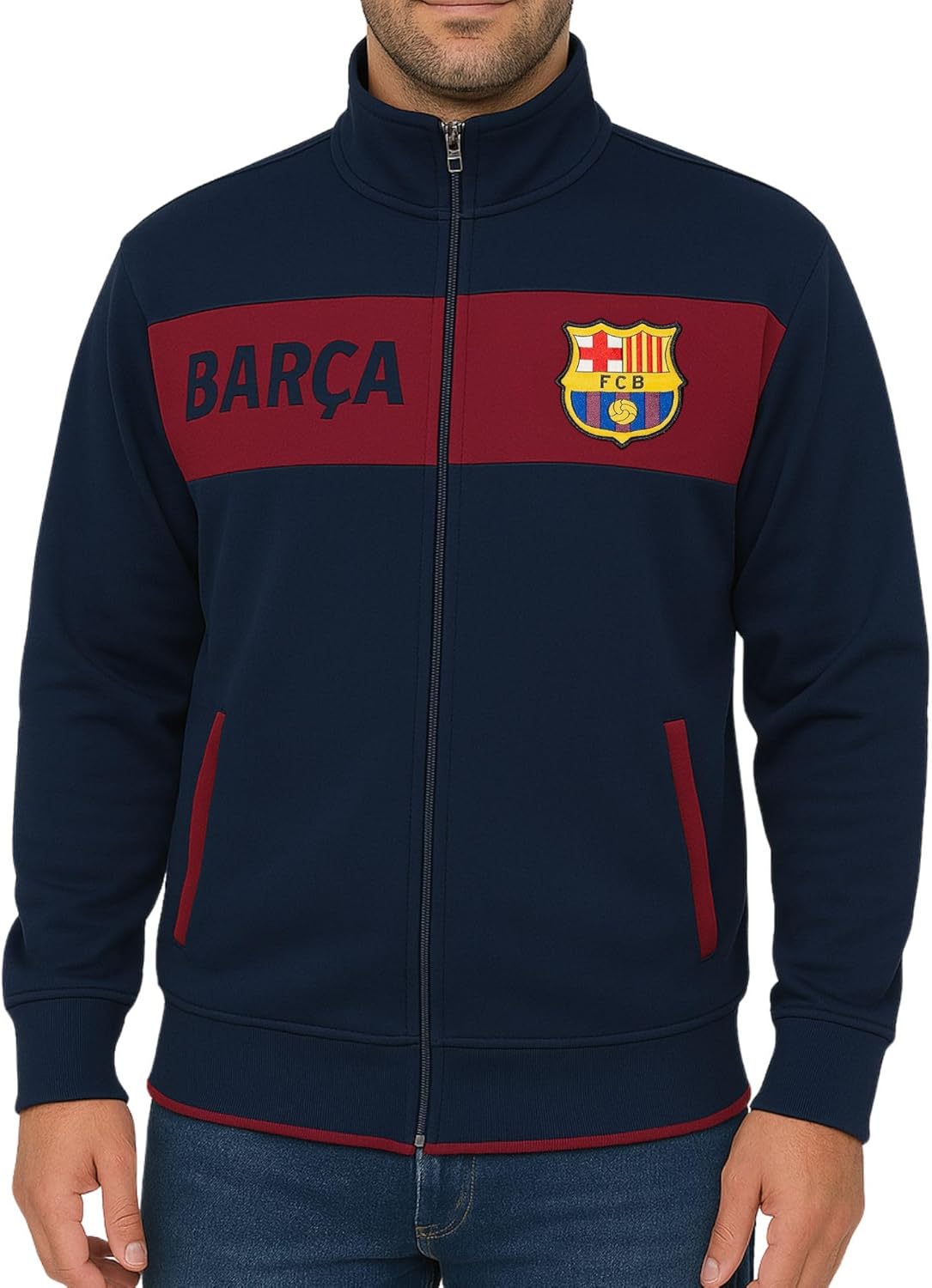 FC Barcelona Pro League Soccer Track Jacket - Unisex Youth Wear