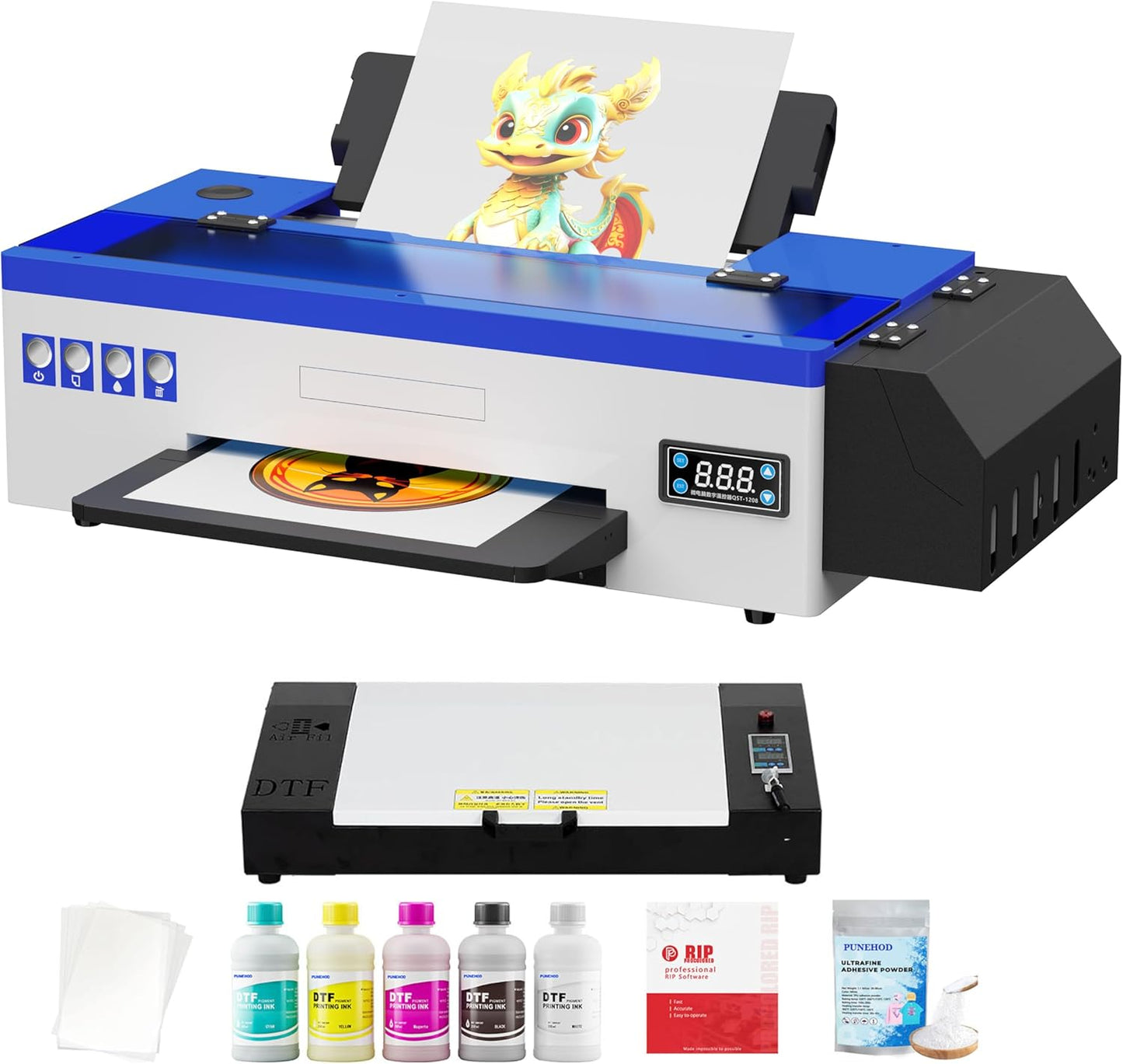 PUNEHOD A3 DTF Printer - DIY T-Shirt Printing Powerhouse