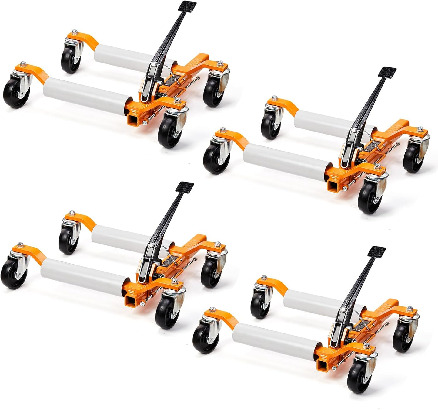 TUFFIOM Car Wheel Dolly Jack Set for Easy Vehicle Movement