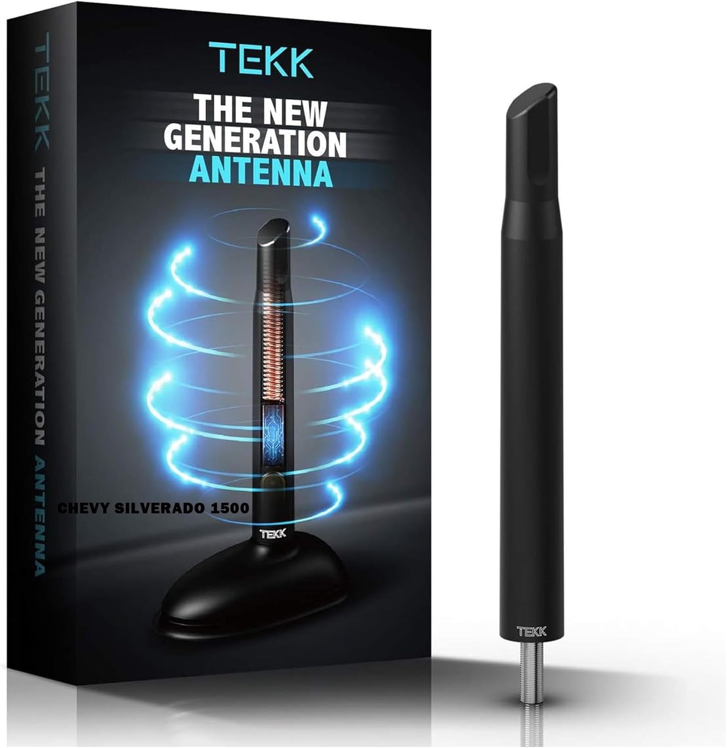 Tekk Short Antenna for 2007-2026 Chevy Silverado 1500