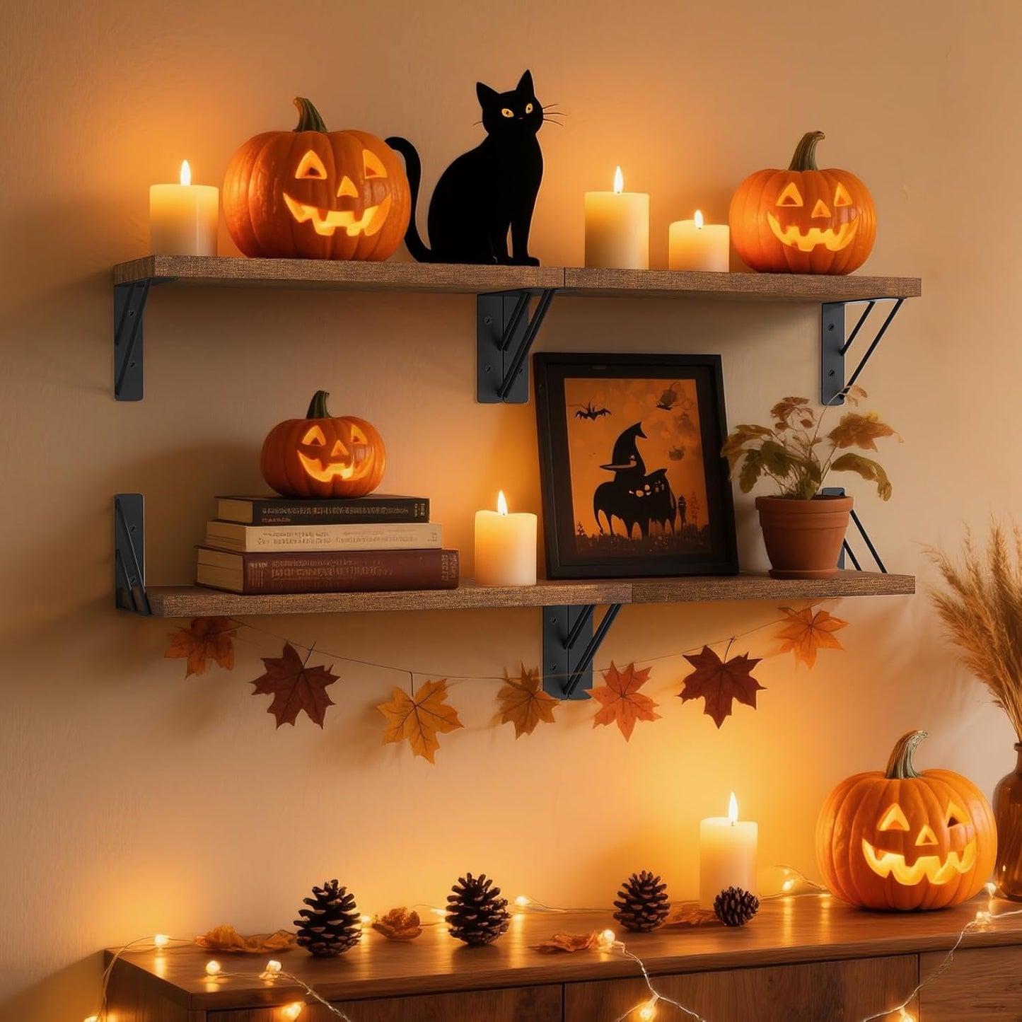BAYKA Floating Shelves for Wall - Stylish Home Decor Solution
