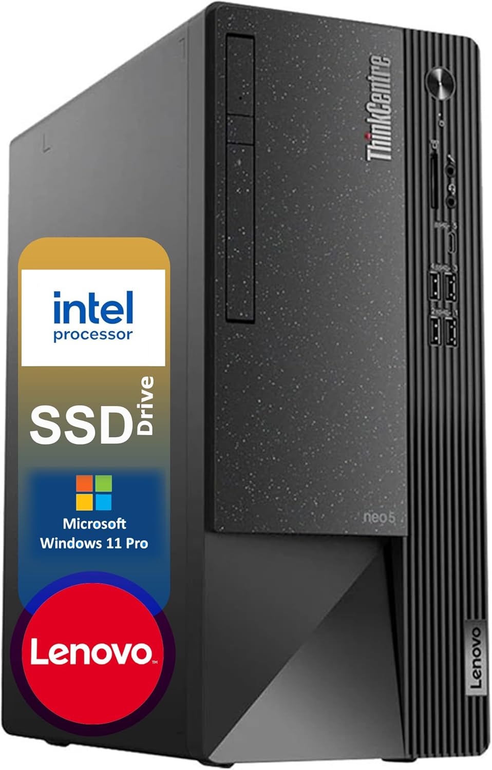 Lenovo ThinkCentre Business Desktop with Intel Quad-Core Power