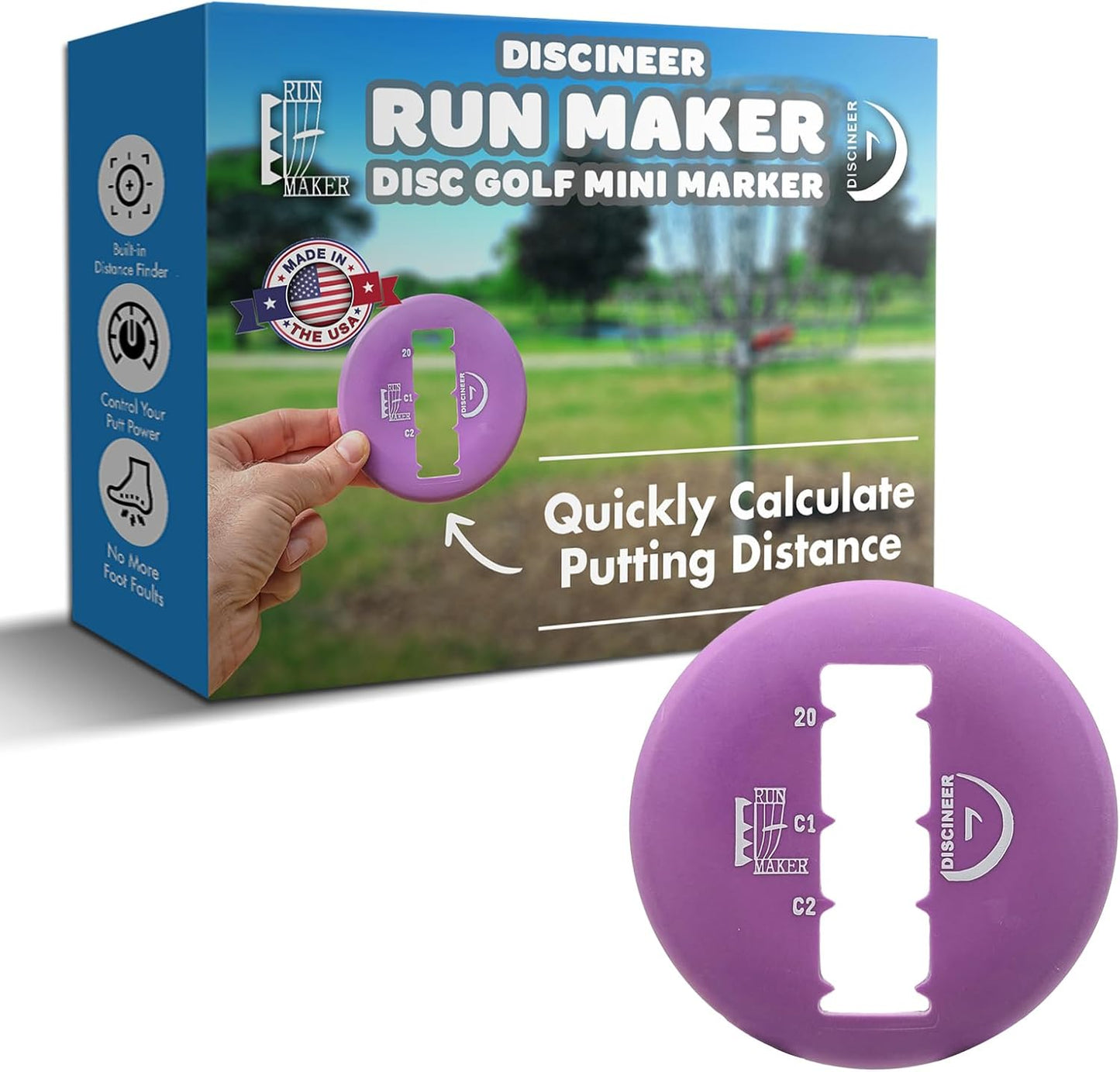 Innova Disc Golf Marker | Built-in Range Finder | HYZER HOUND